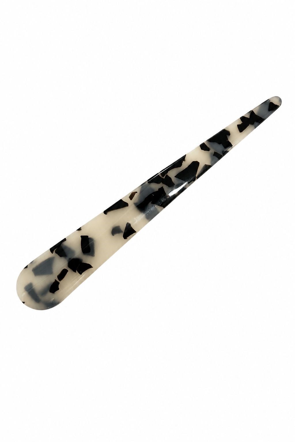 Leopar Kemik Saç Tokası