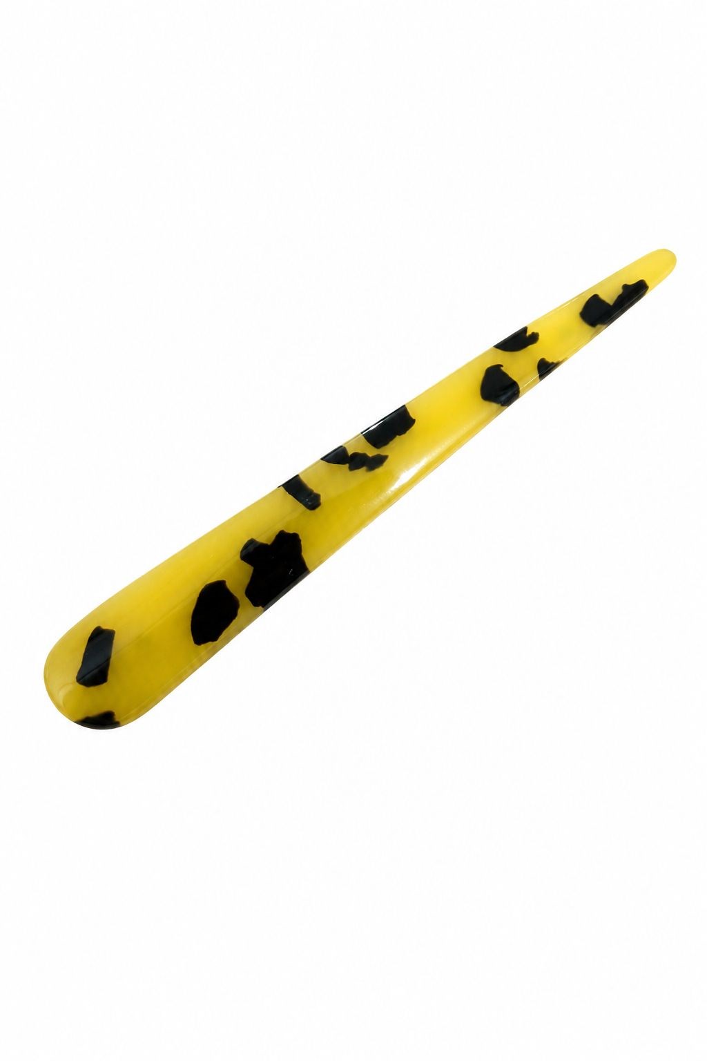 Leopar Kemik Saç Tokası