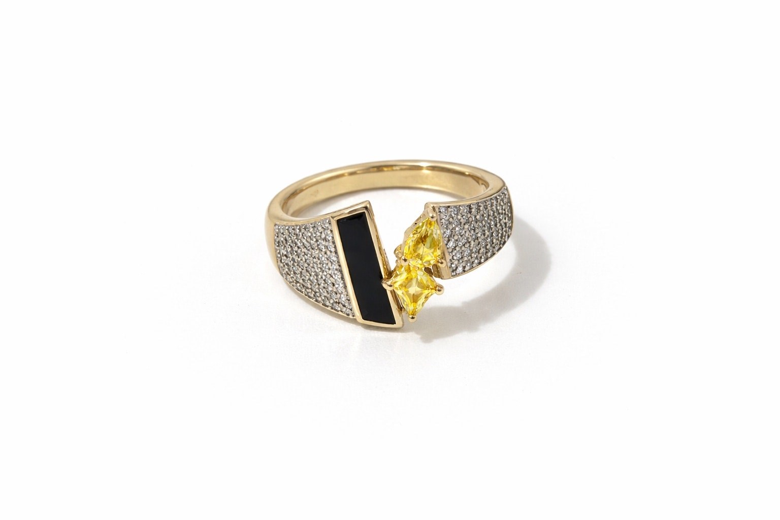 Noir Duo Gold Yüzük
