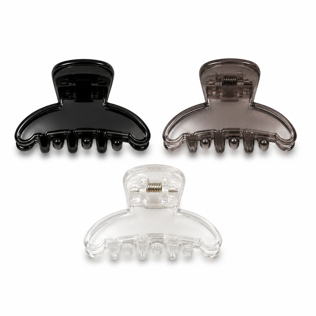Şeffaf Mini Mandal Toka 3’lü Set
