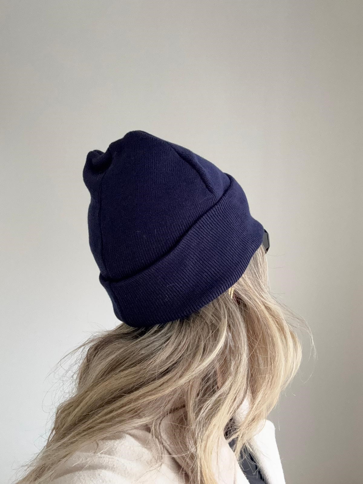 Yumuşak Pinterest Bere Lacivert