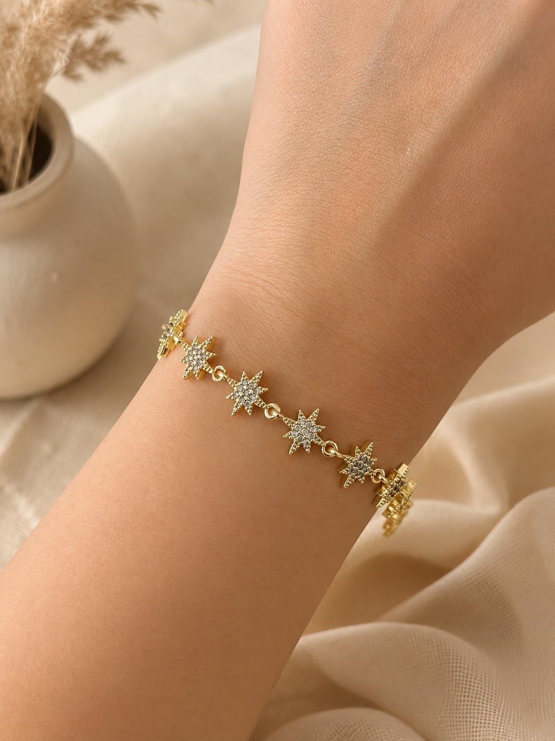 14K Özel Seri Kuzey Yıldızı Bileklik