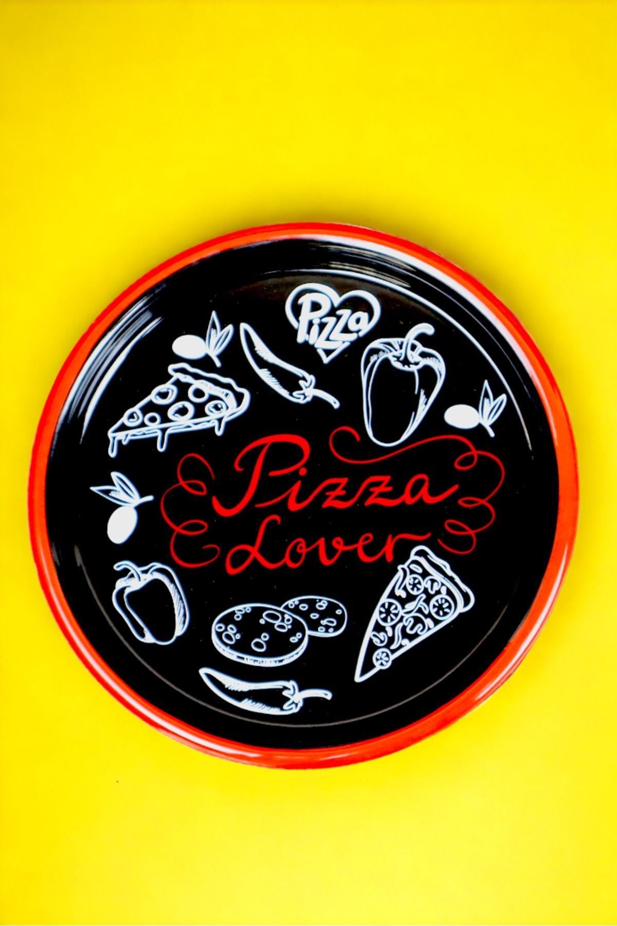 36 No Pizza Tabağı Tepsisi Supla Pasta Tabağı Servis Tabağı Fırın Tepsisi 36cm