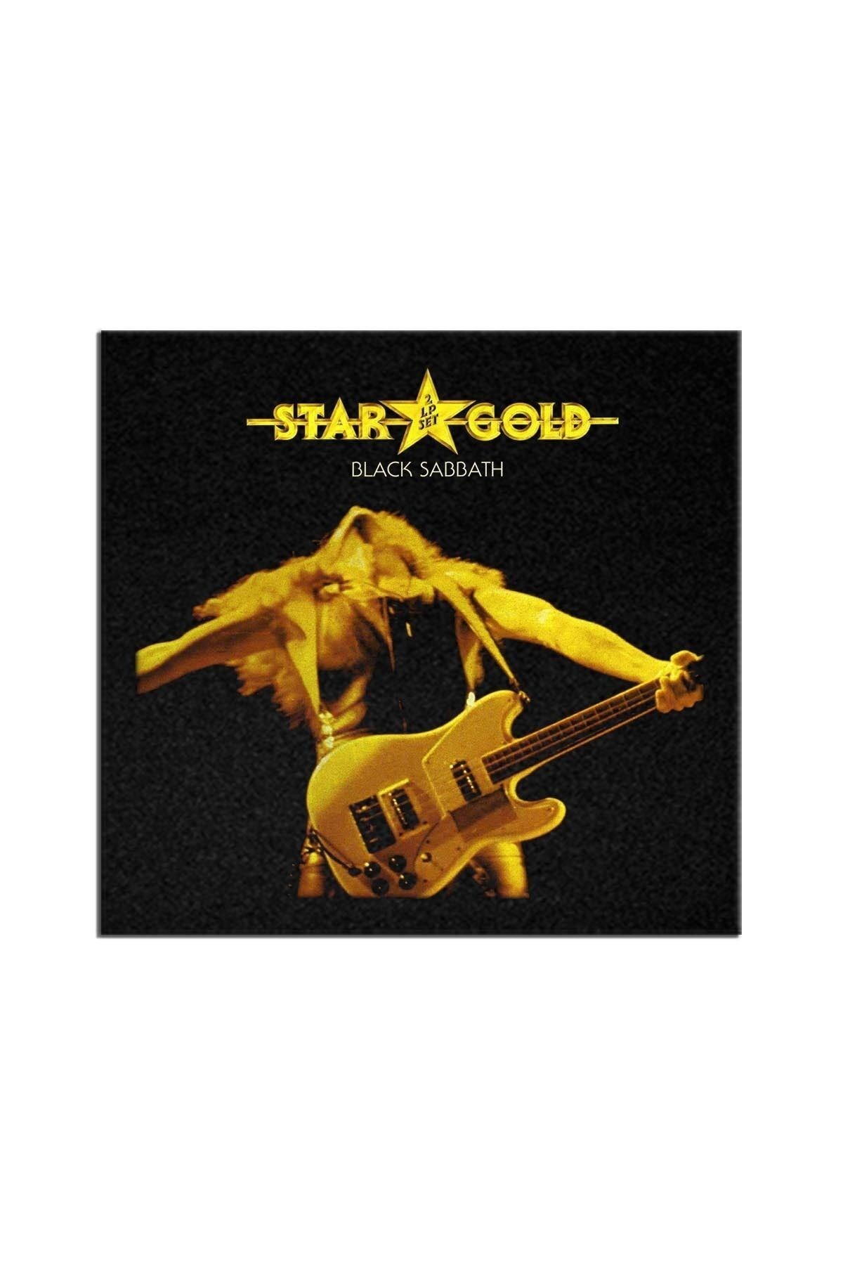 Black Sabbath Star Gold Albüm Arma Peç Patch Yama