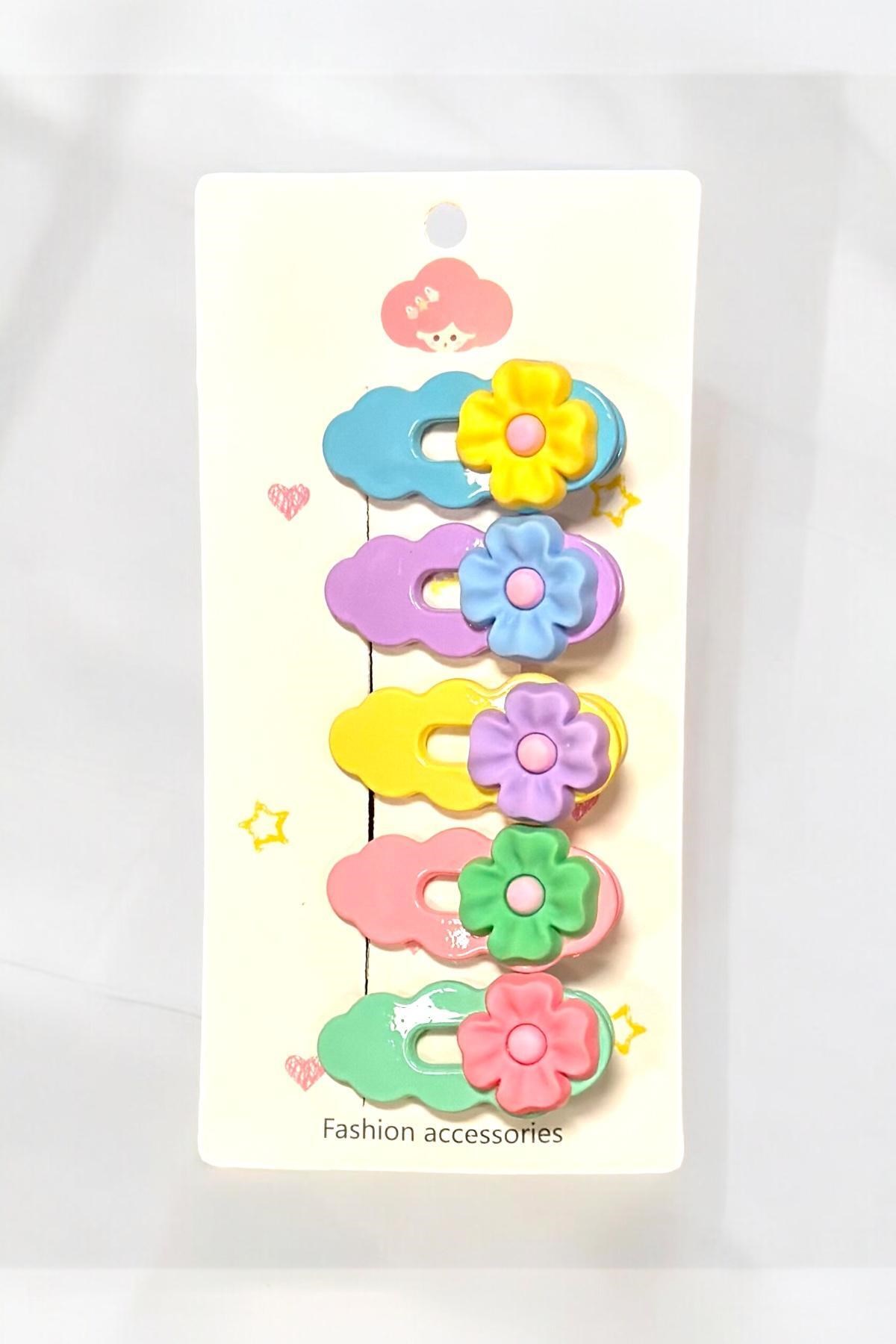 Çocuk Figürlü 5 Adet 4 Cm Pens Toka Seti