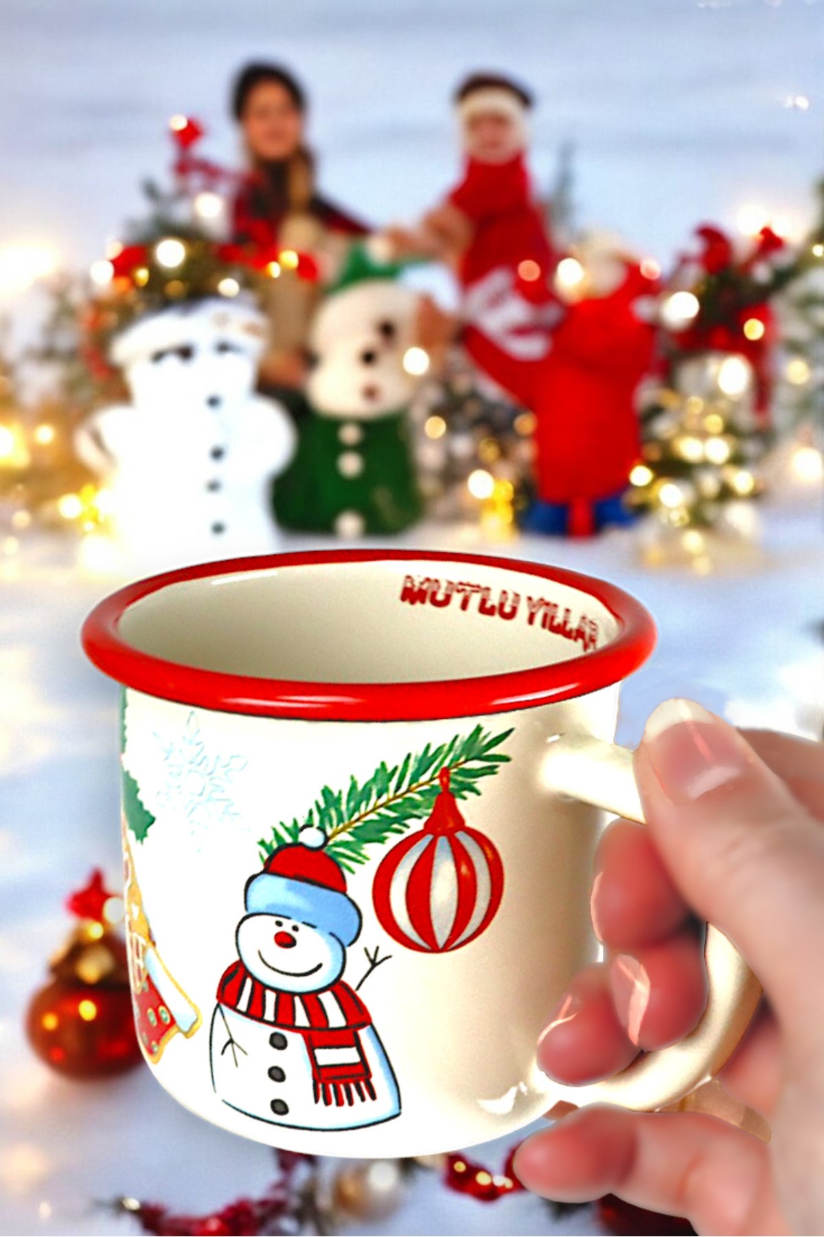 Emaye Kupa Bardak Camp Kamp Mug Fincan Kahve 380 Ml