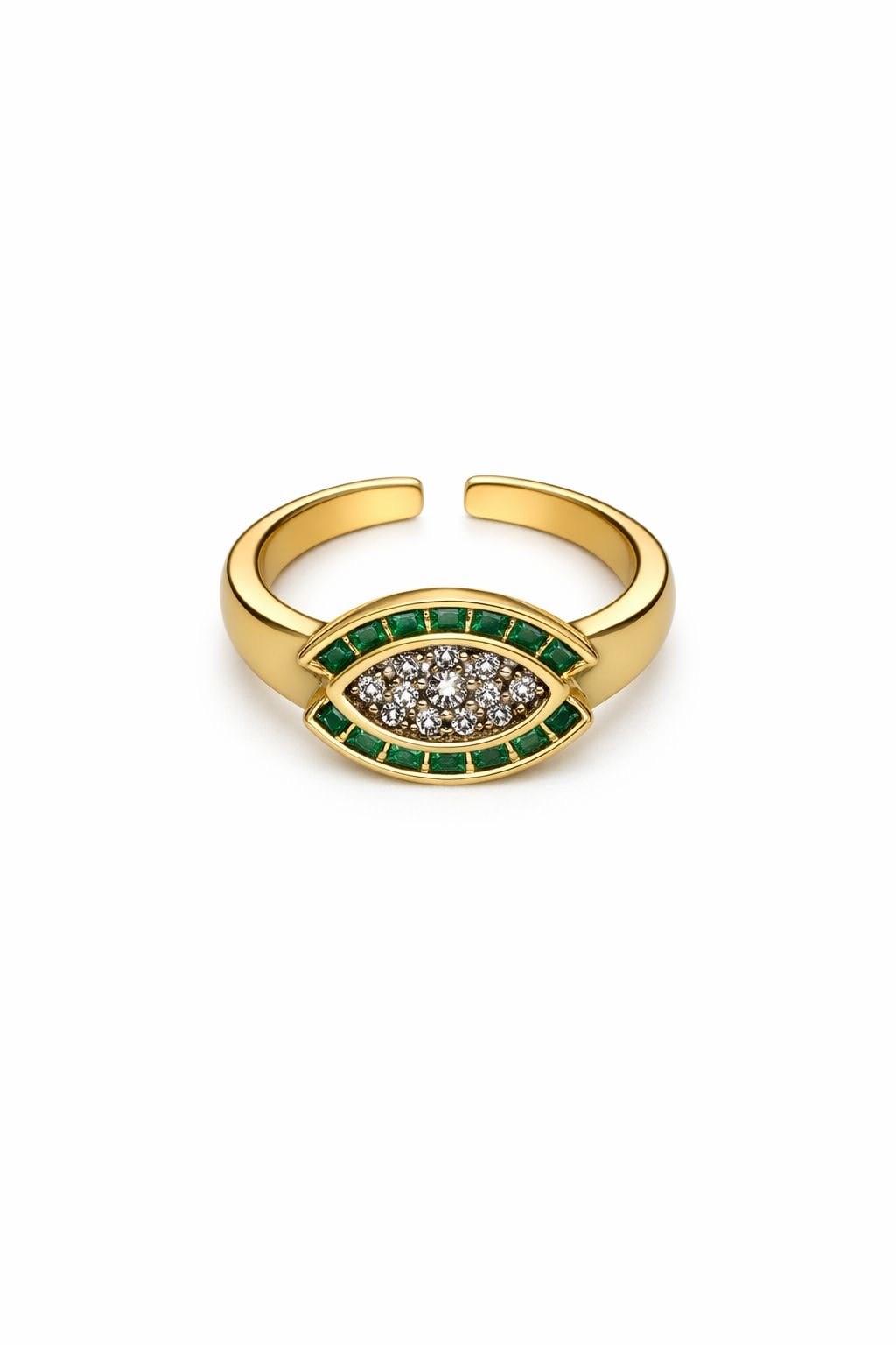 Emerald Eye Gold Yüzük