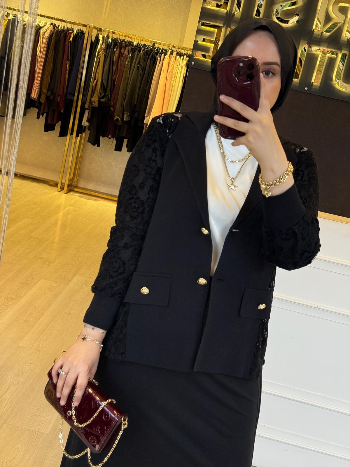 GHİSA Dantel Kısa Ceket