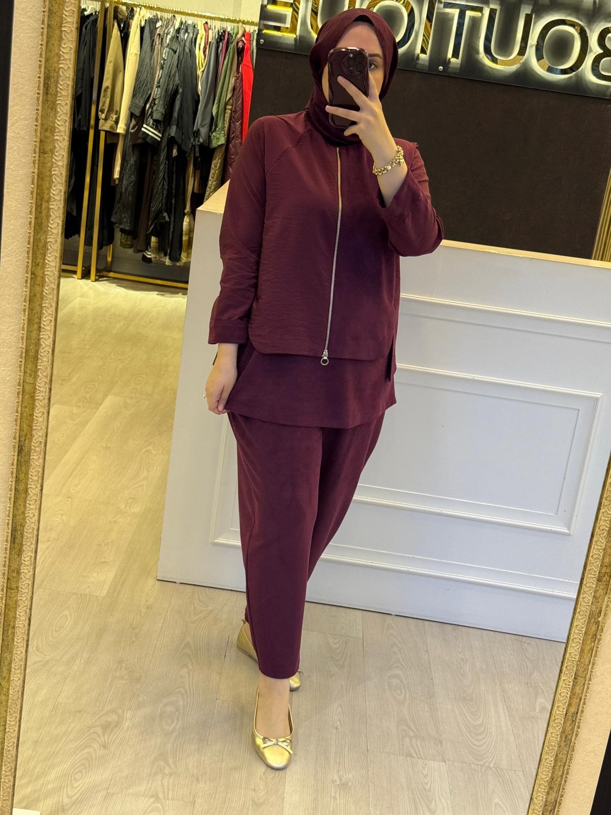 GHİSA Triko Mix Tunik Triko Pantolon Takım