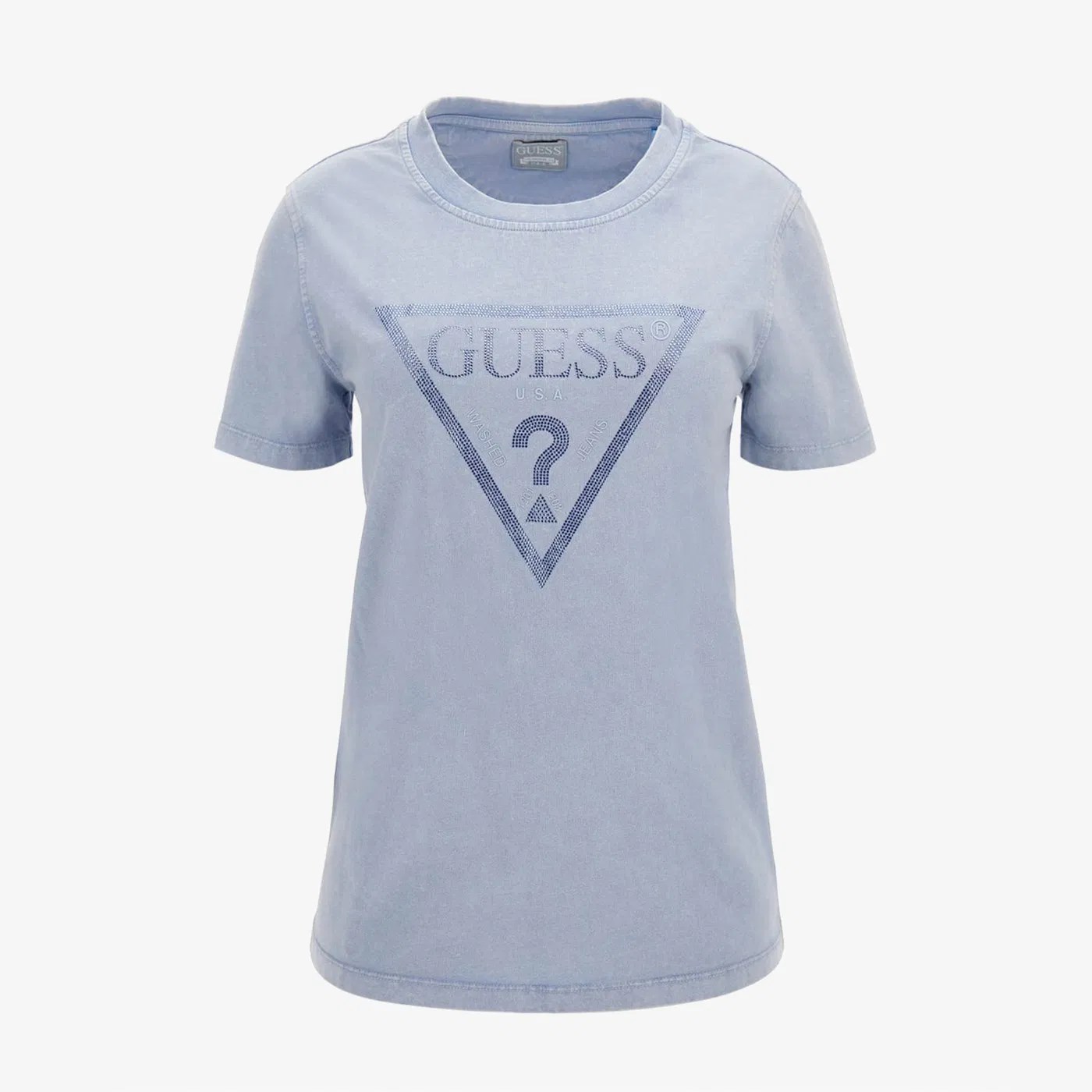 GUESS TAŞ ÜÇGEN AMBLEMLİ TSHİRT