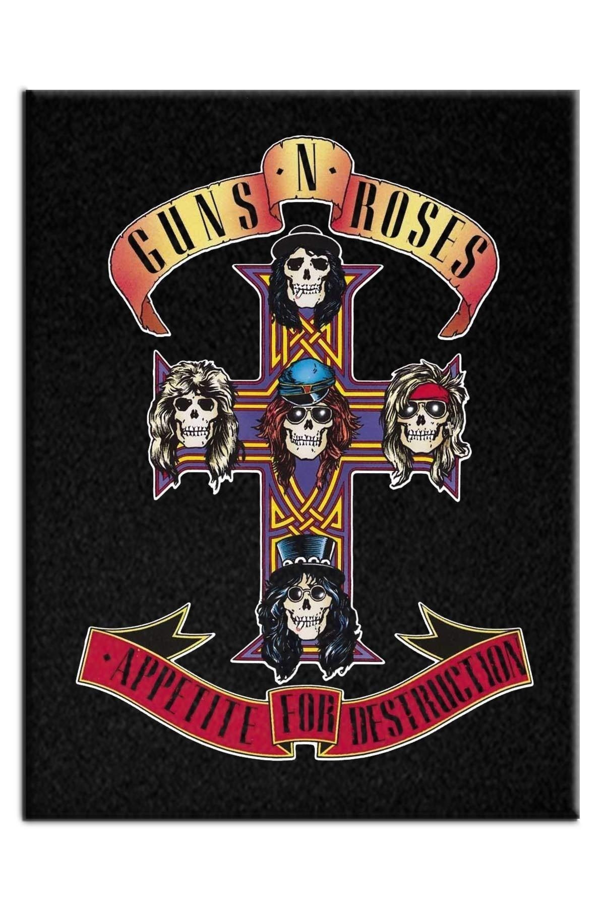 Guns N Roses Appetite For Destruction Albüm Arma Sırt Peç Back Patch Yama