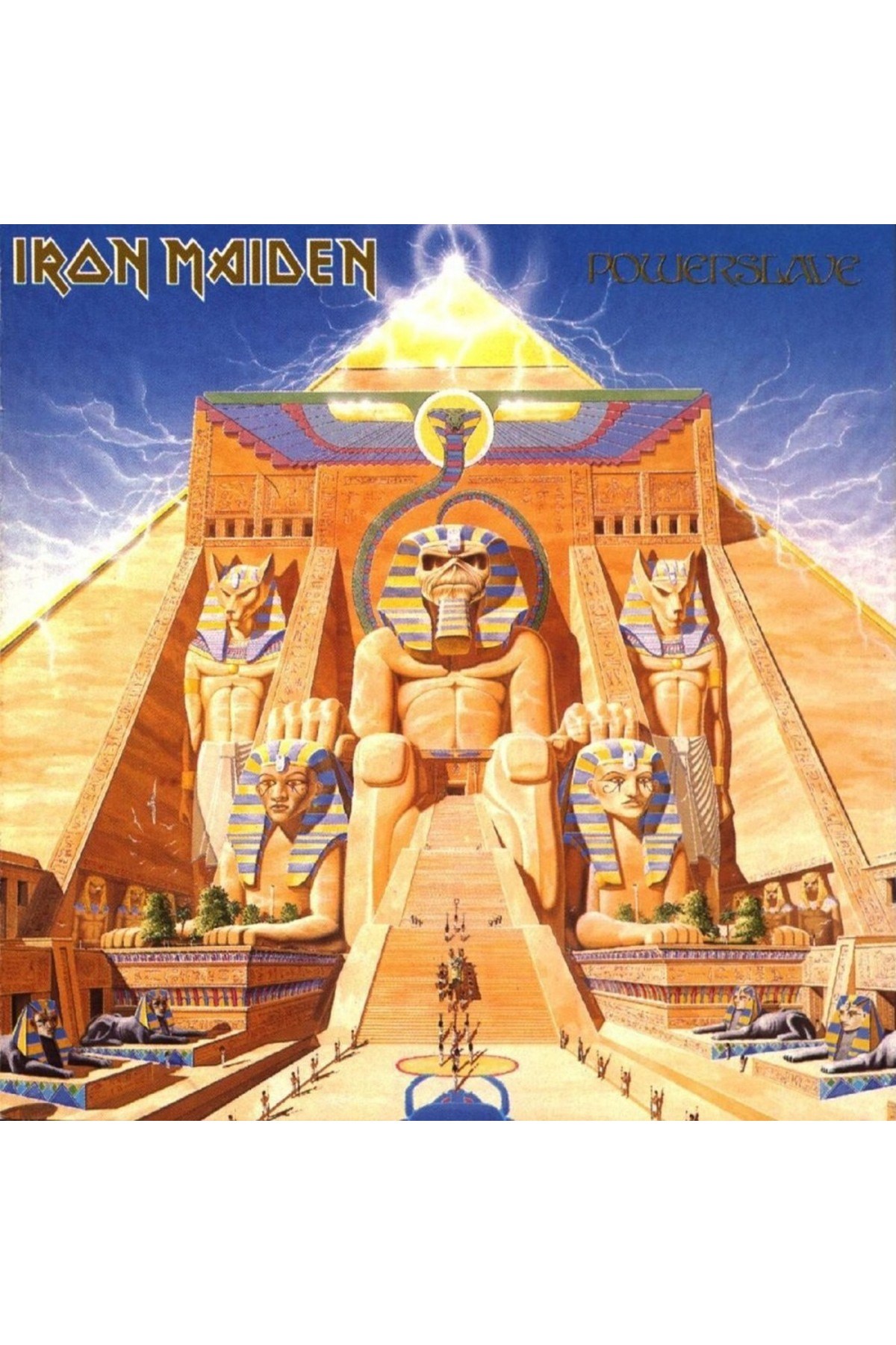 Iron Maiden Powerslave Albüm Arma Peç Patch Yama