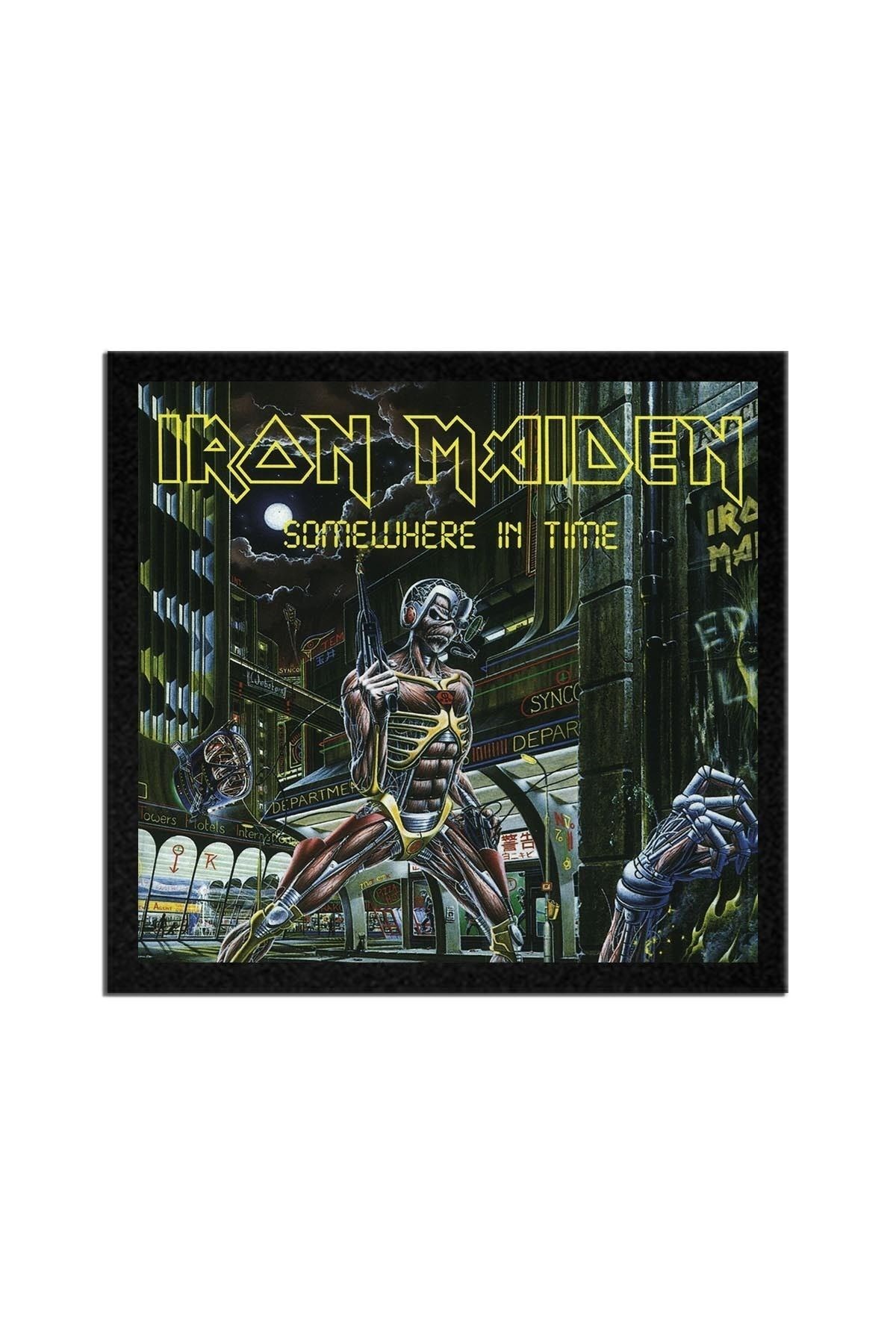 Iron Maiden Somewhere In Time Albüm Arma Peç Patch Yama