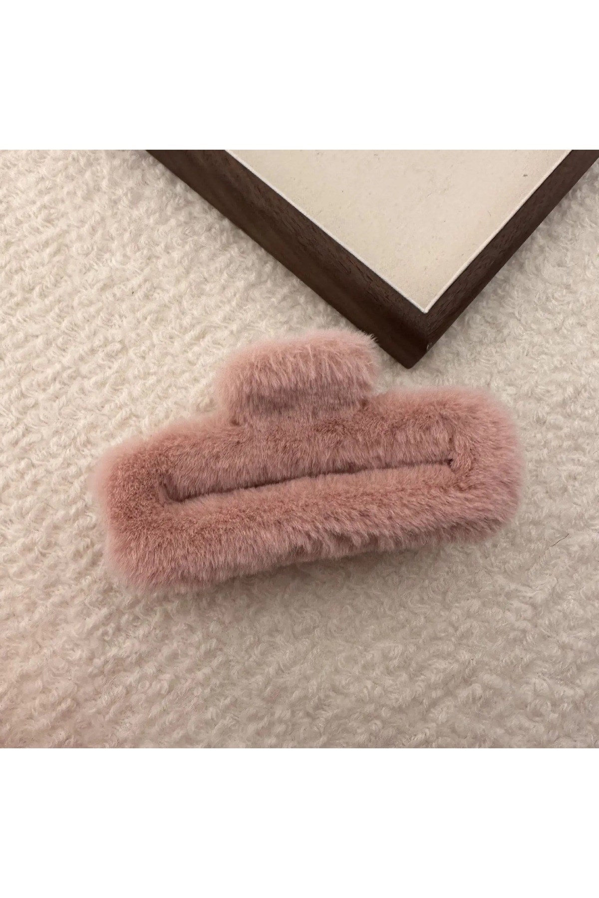 Kadın Peluş Model Büyük Boy Mandal Toka