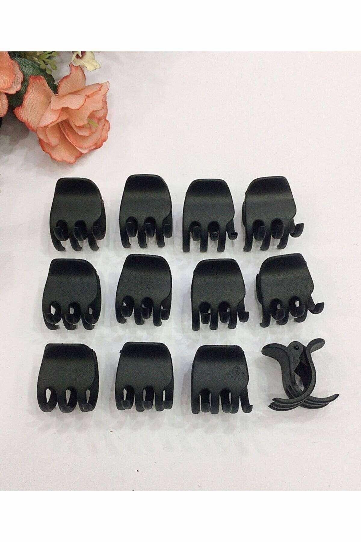 Kırılmaz Mat Renk Orta Boy Mandal Toka 2 Adet (3X3CM)