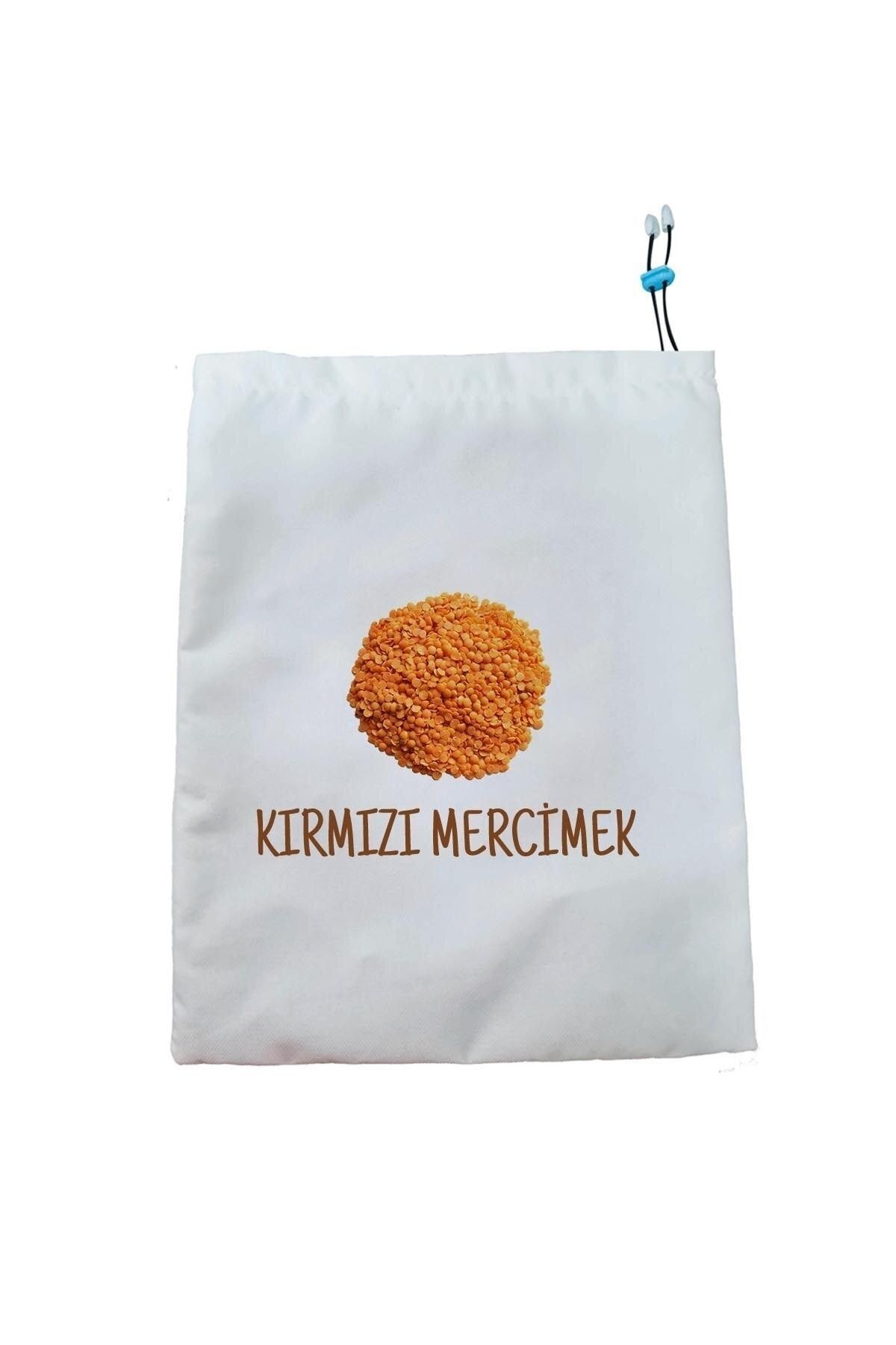 Kuru Bakliyat Saklama Torbası Kırmızı Mercimek