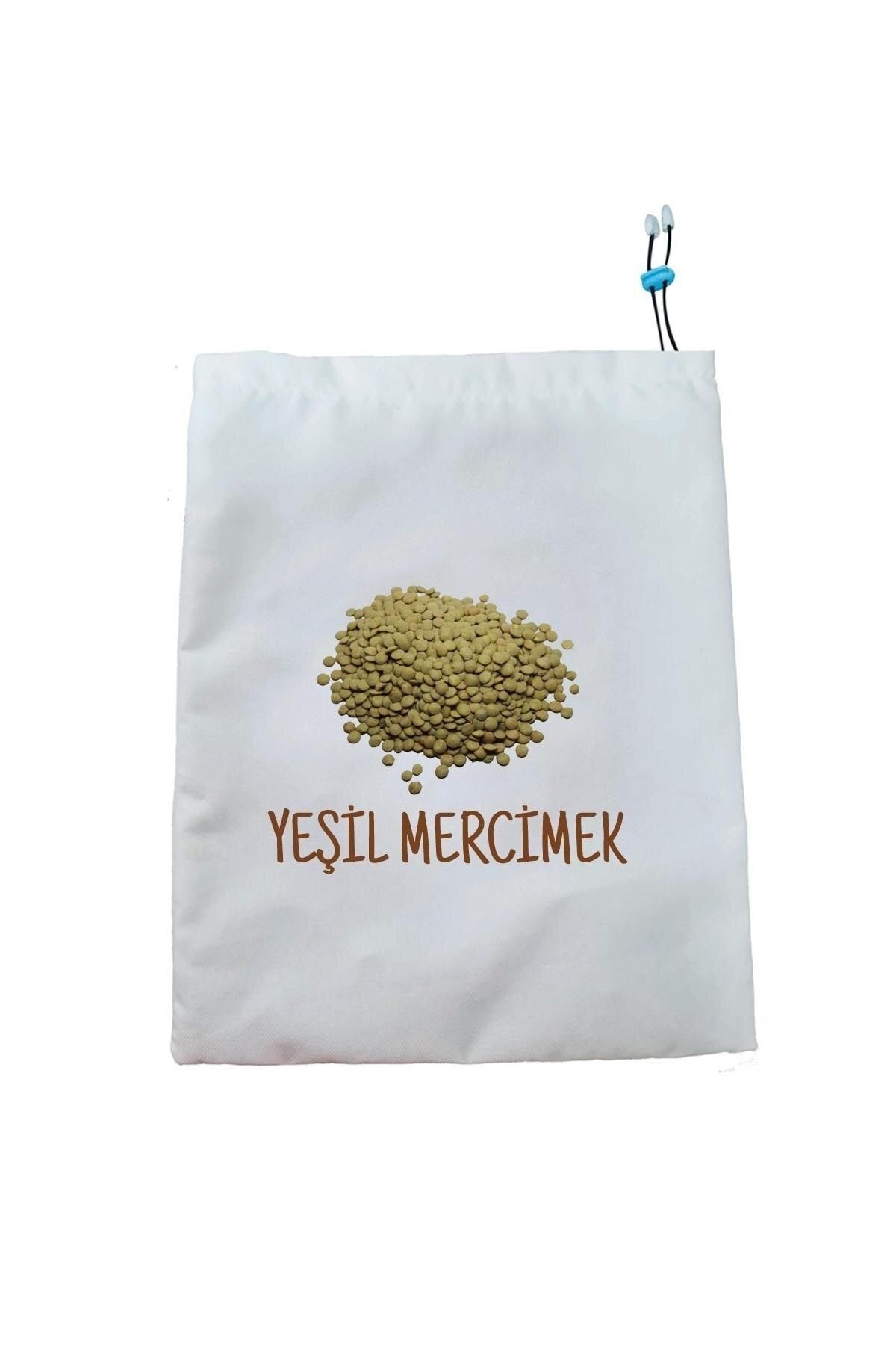 Kuru Bakliyat Saklama Torbası Yeşil Mercimek