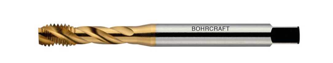 M6 Tin Kaplı HSSE DIN371C Helis Makine Kılavuzu BOHRCRAFT