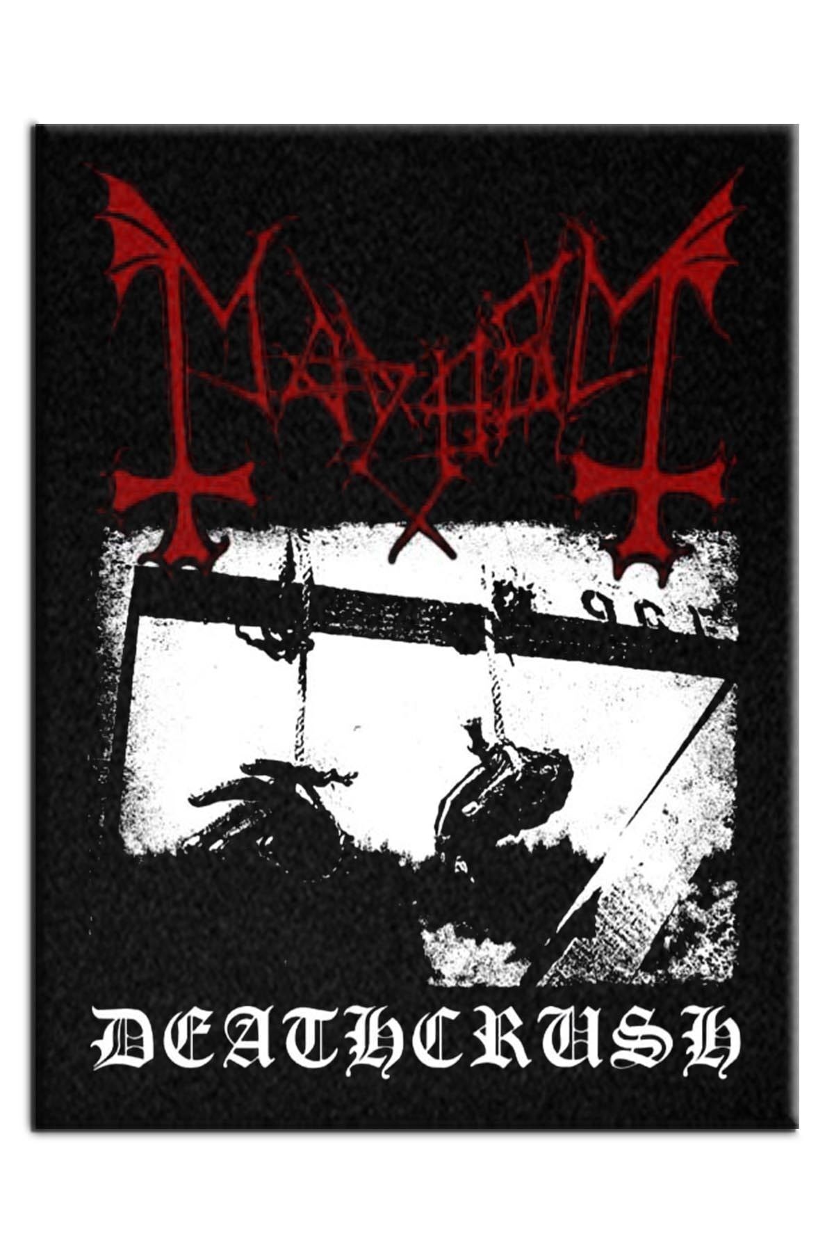 Mayhem Deathcrush Albüm Arma Sırt Peç Back Patch Yama