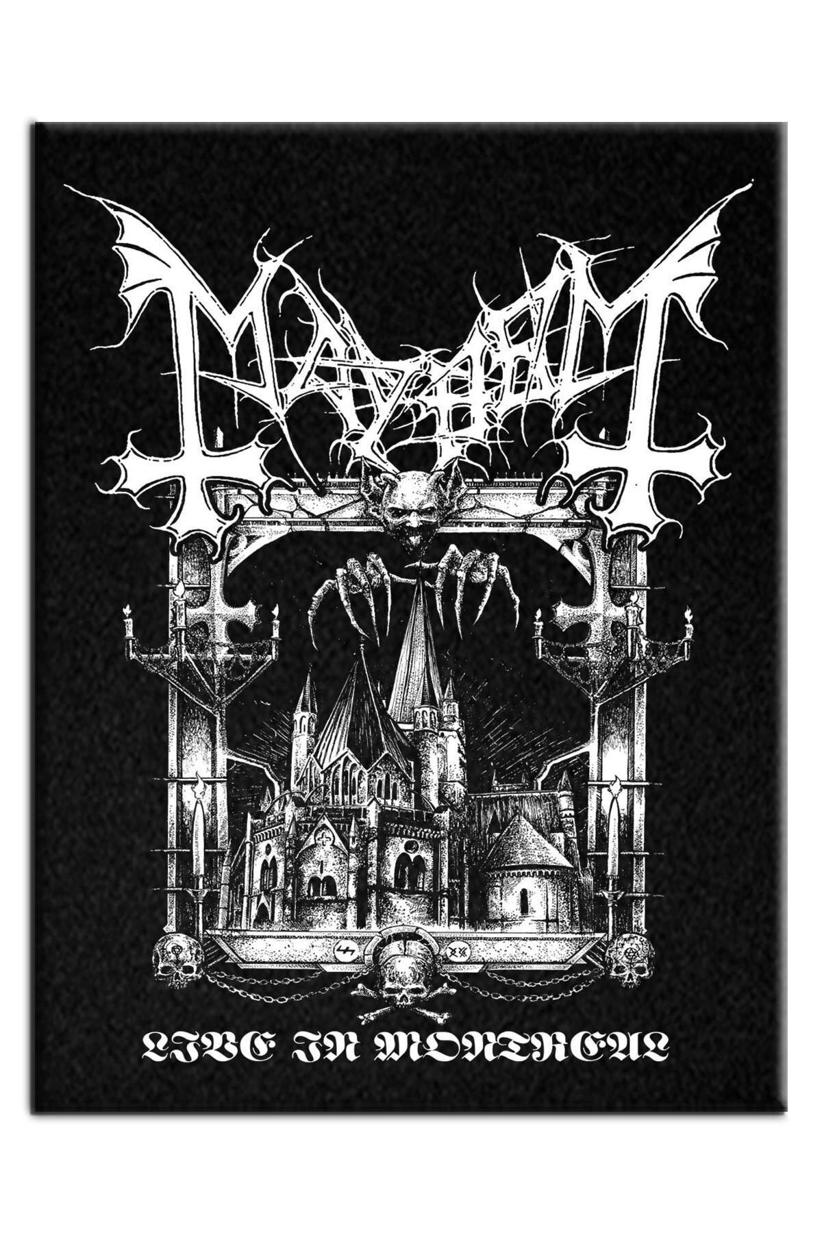 Mayhem Live In Montreal Albüm Arma Sırt Peç Back Patch Yama