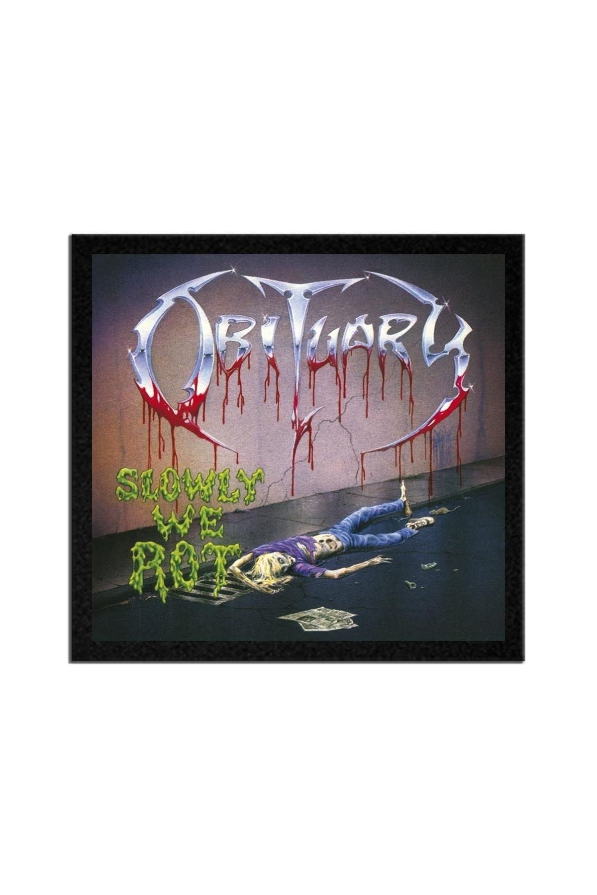 Obituary Slowly We Rot Albüm Arma Peç Patch Yama