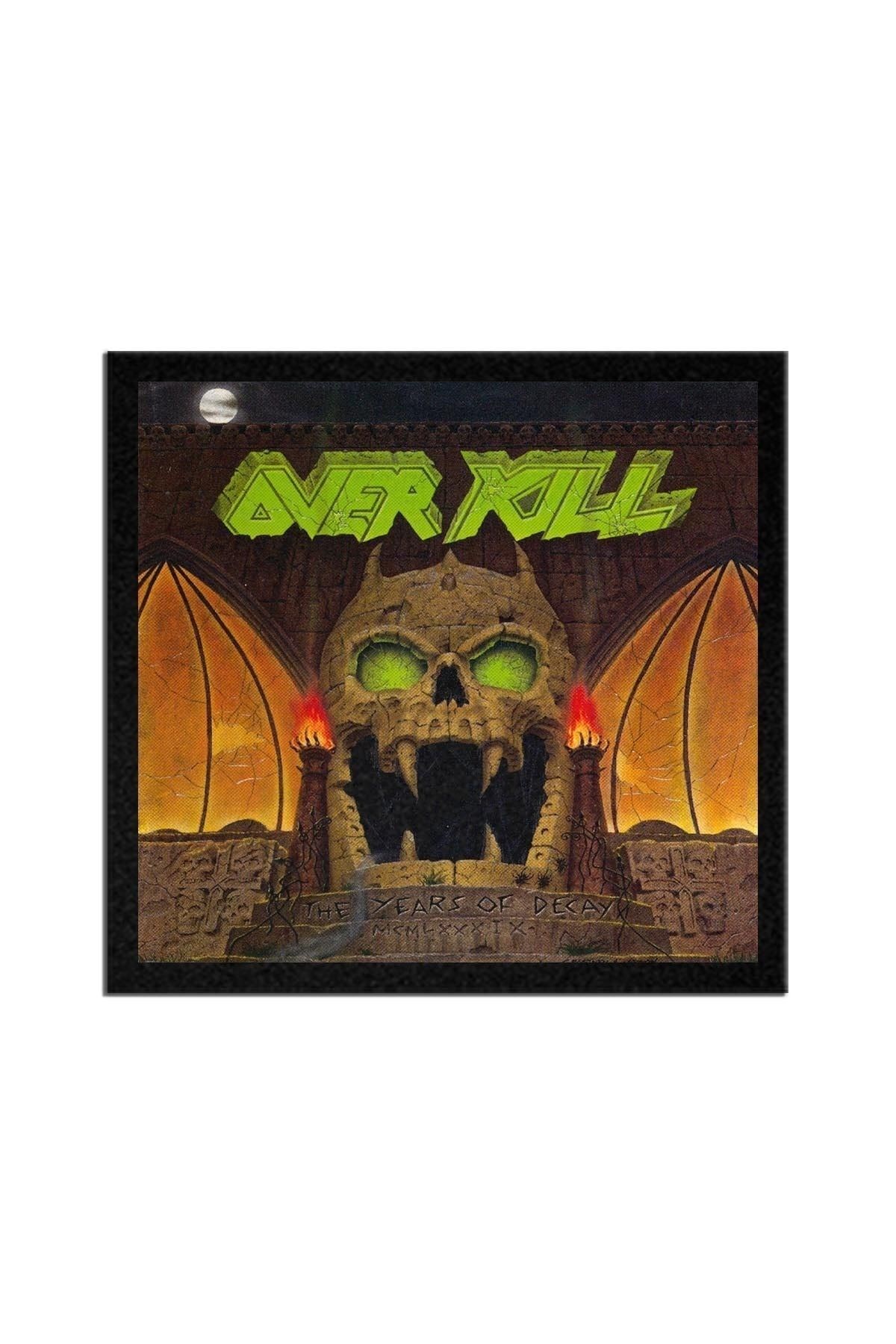 Overkill The Years Of Decay Albüm Arma Peç Patch Yama