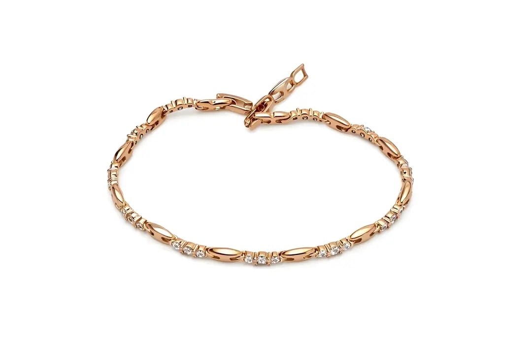 Özel Seri Rose Gold Zirkon Taşlı Bileklik