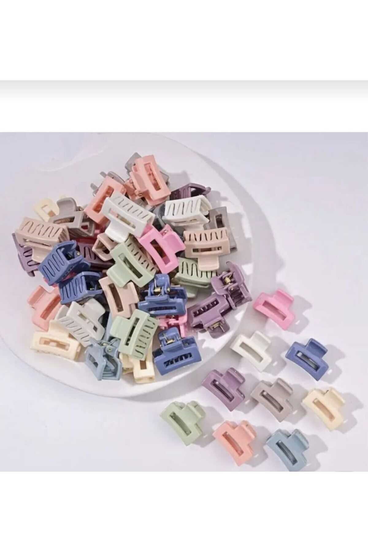 Renkli Orta Boy Mandal Toka - Trend Şık Toka 4 cm 1 Adet