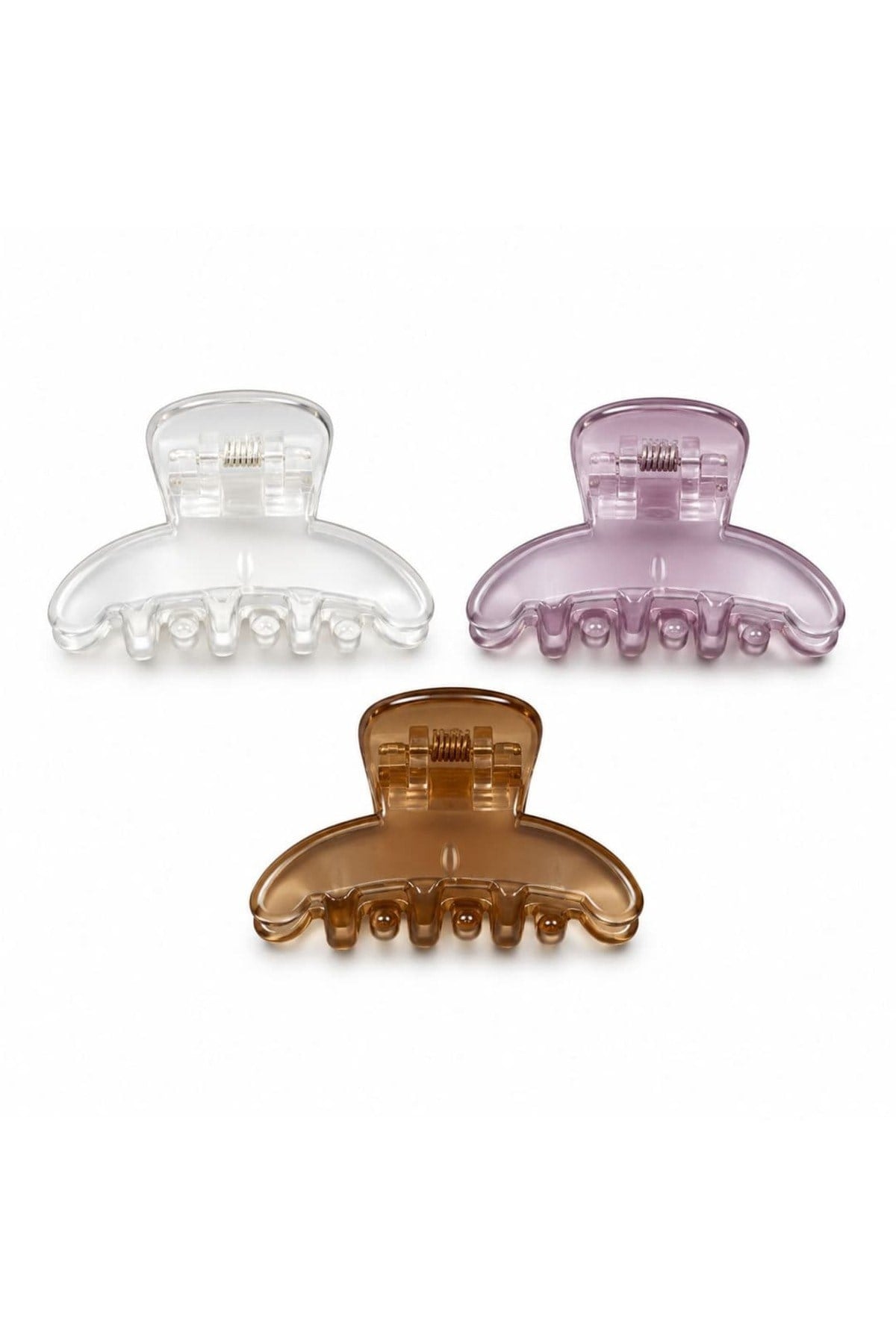 Şeffaf Mini Mandal Toka 3’lü Set