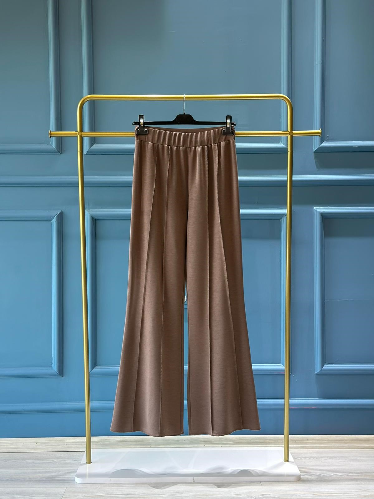 SENTEZ Rio Önden Parçalı İspanyol Paça Pantolon