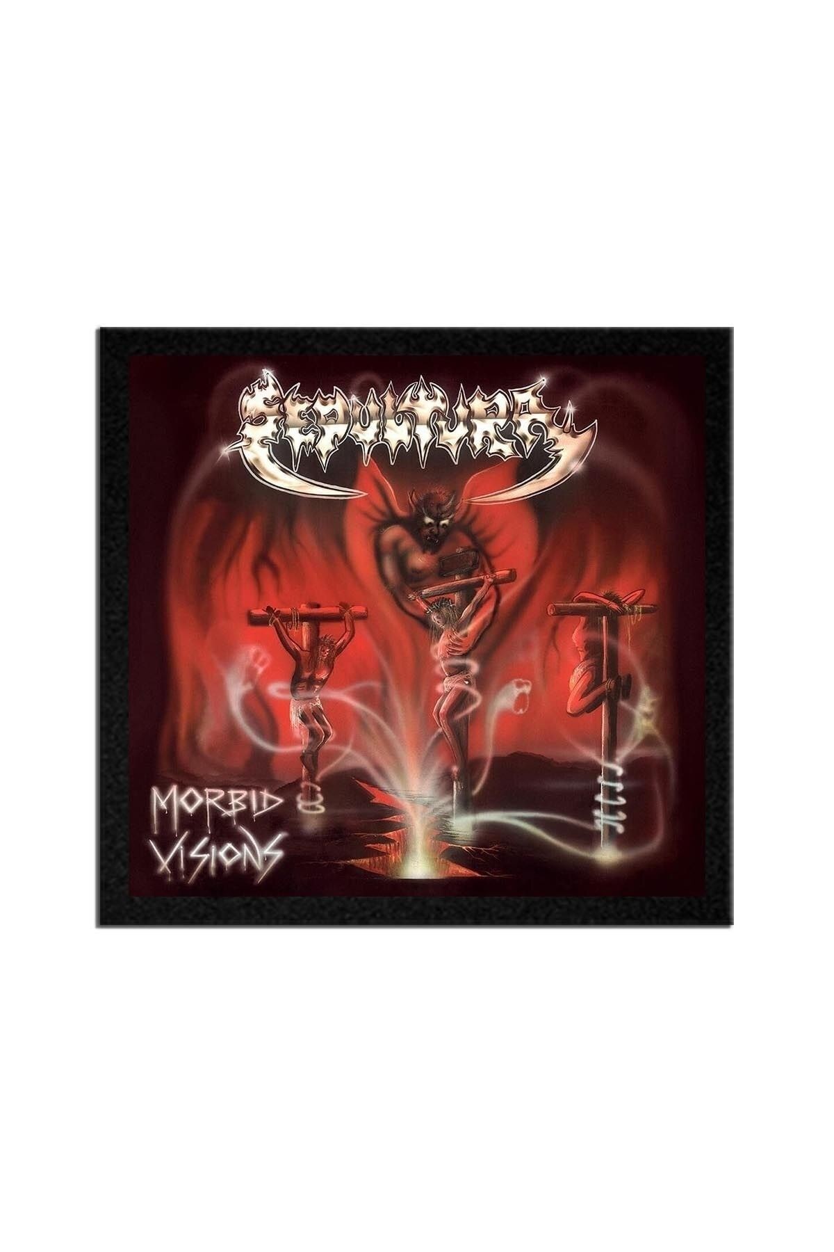 Sepultura Morbid Visions Albüm Arma Peç Patch Yama
