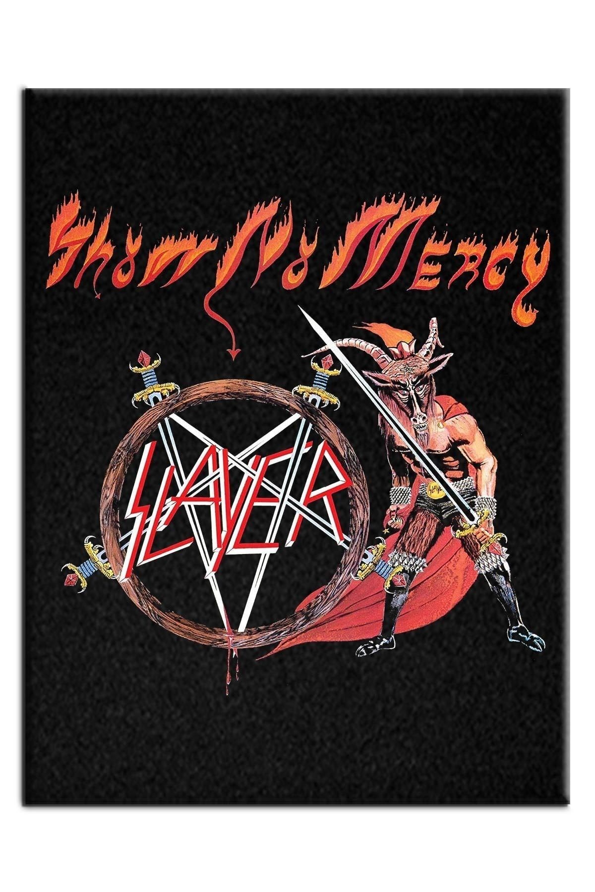 Slayer Show No Mercy Albüm Arma Sırt Peç Back Patch Yama