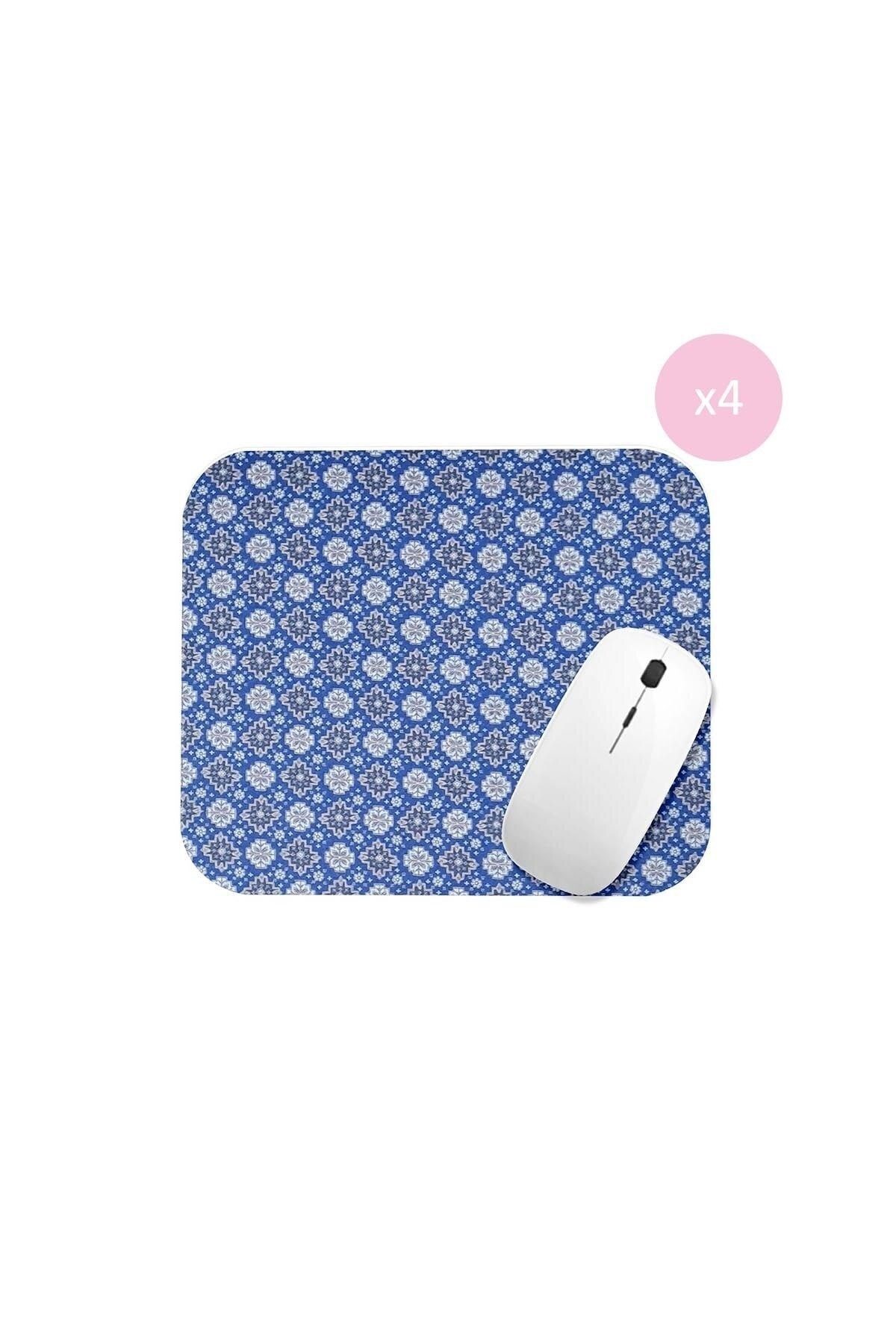 Soft Ortopedik Çift Taraflı Mouse Pad 4'lü