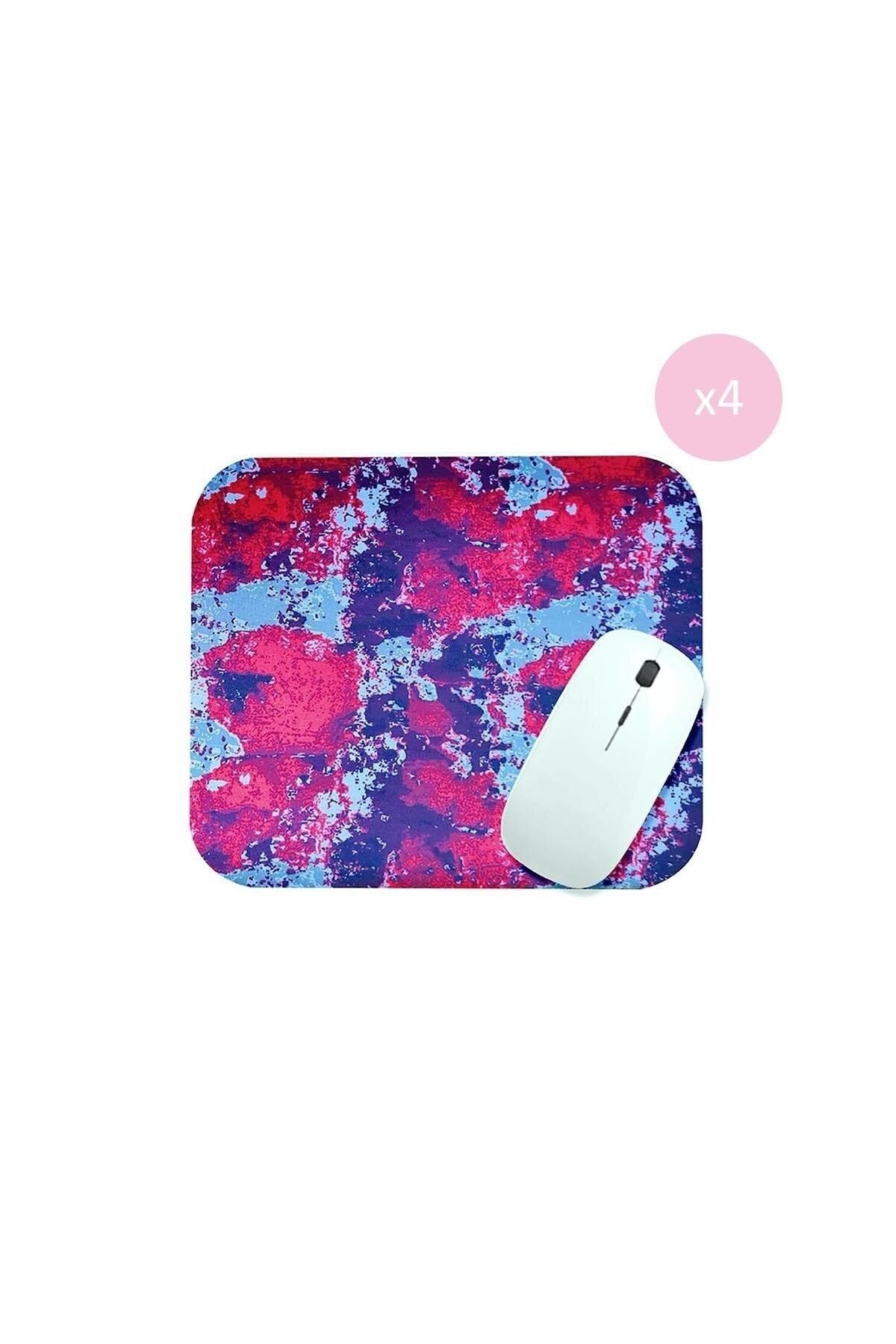 Soft Ortopedik Çift Taraflı Mouse Pad 4'lü