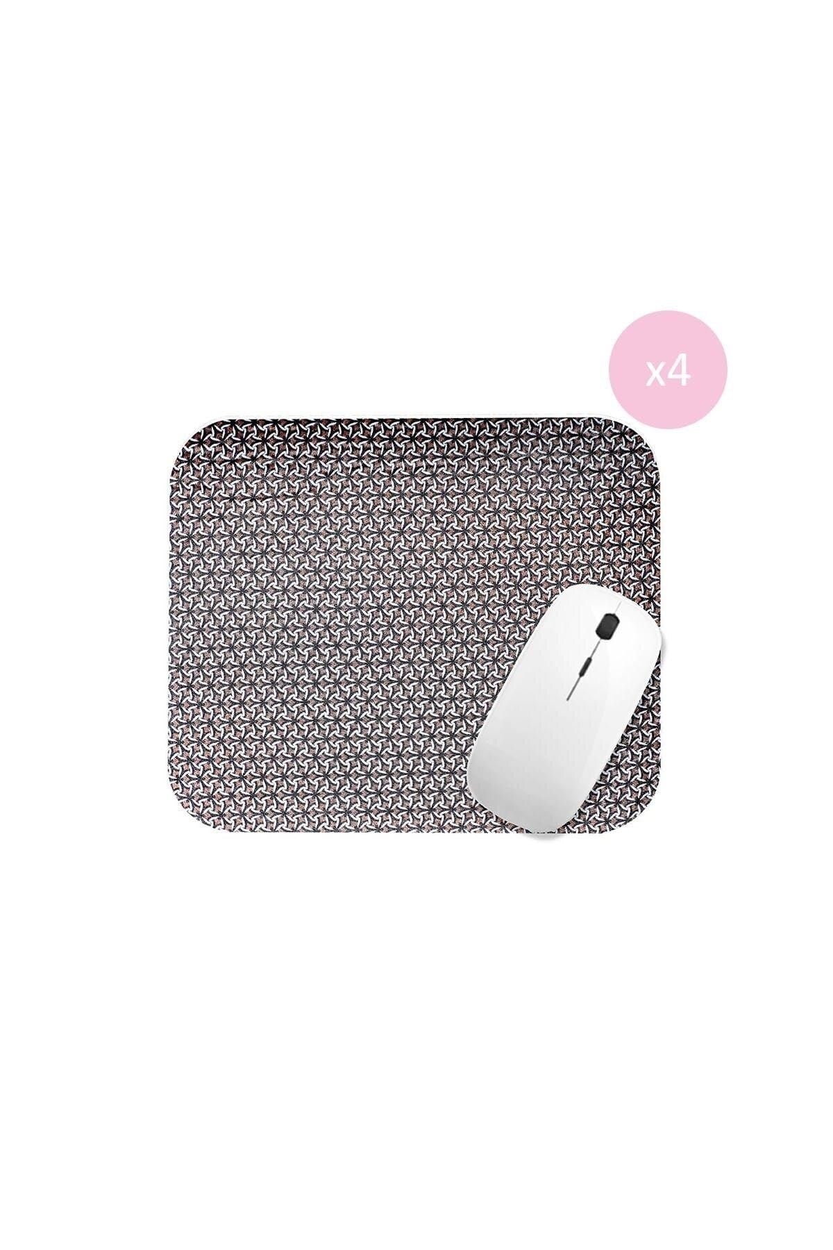 Soft Ortopedik Çift Taraflı Mouse Pad 4'lü
