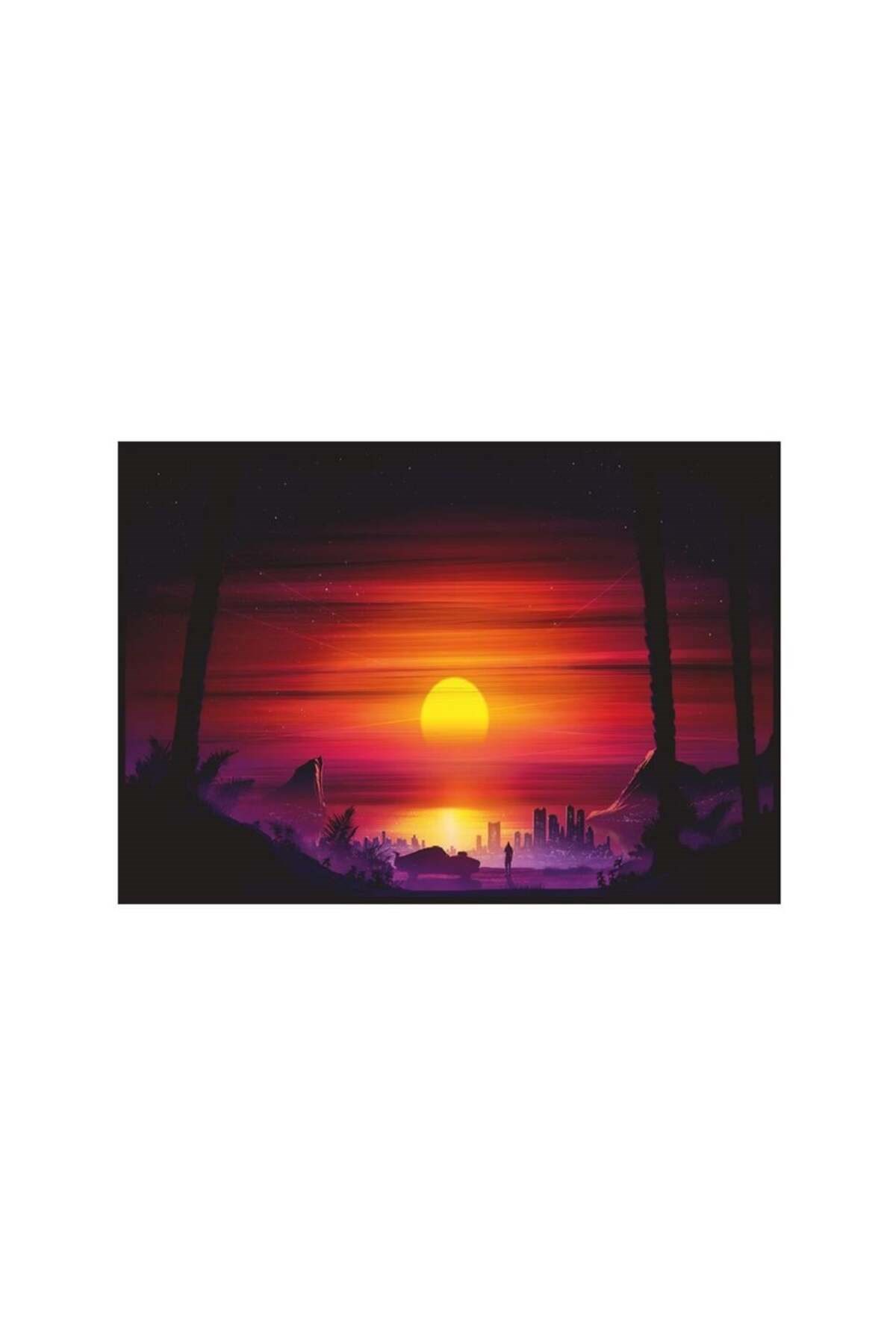 Sunset Gaming Oyuncu Mouse Pad