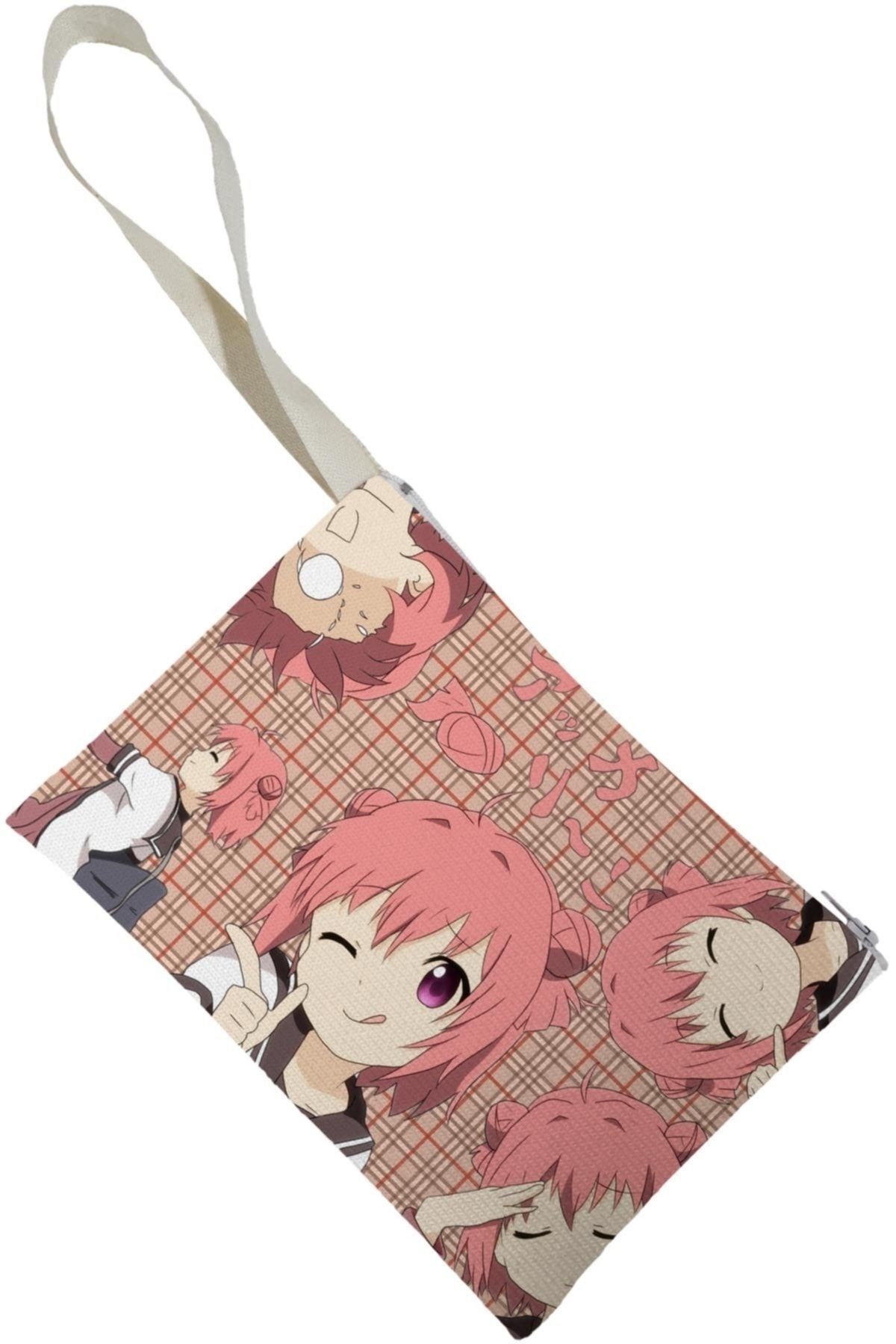 Unisex Akaza Akari Desenli Portföy Clutch Çanta