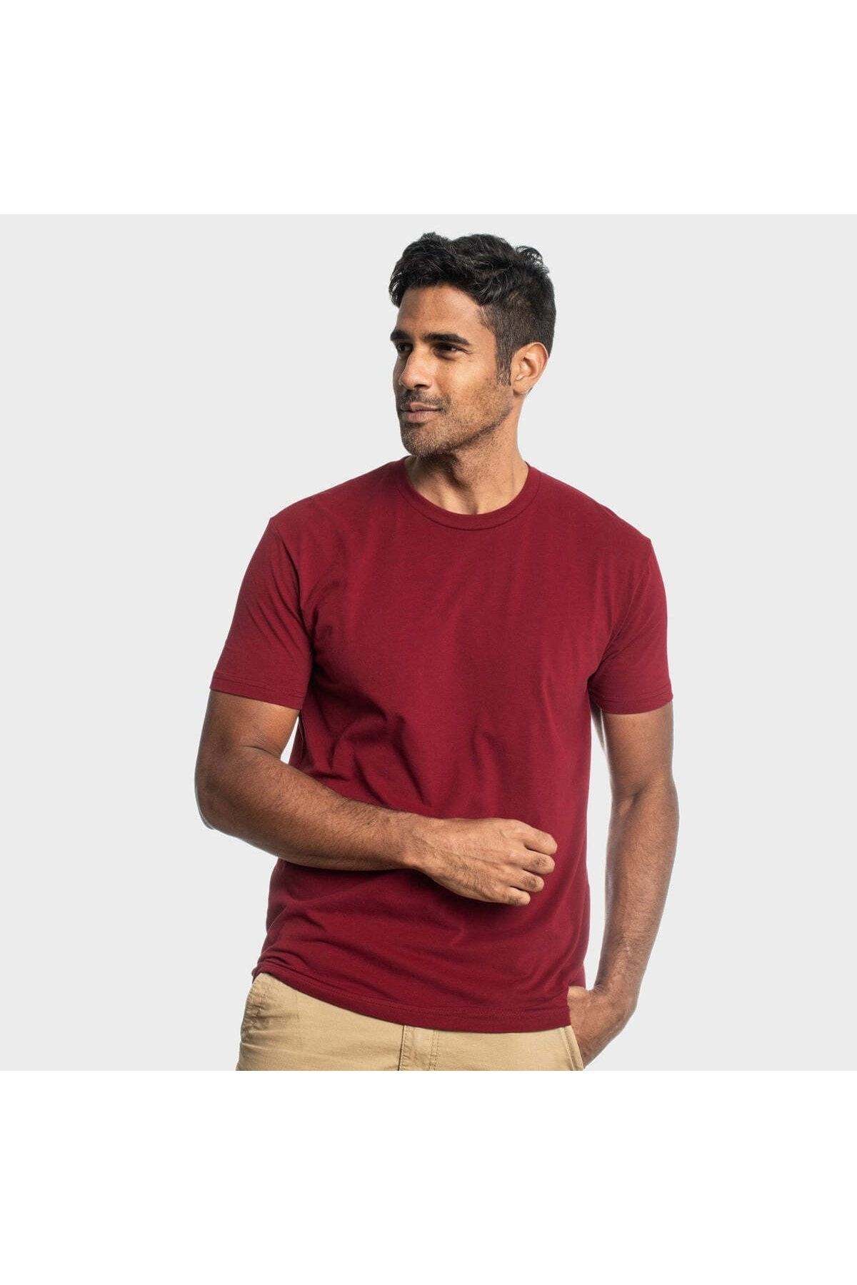 Unisex Bordo Basic T-shirt