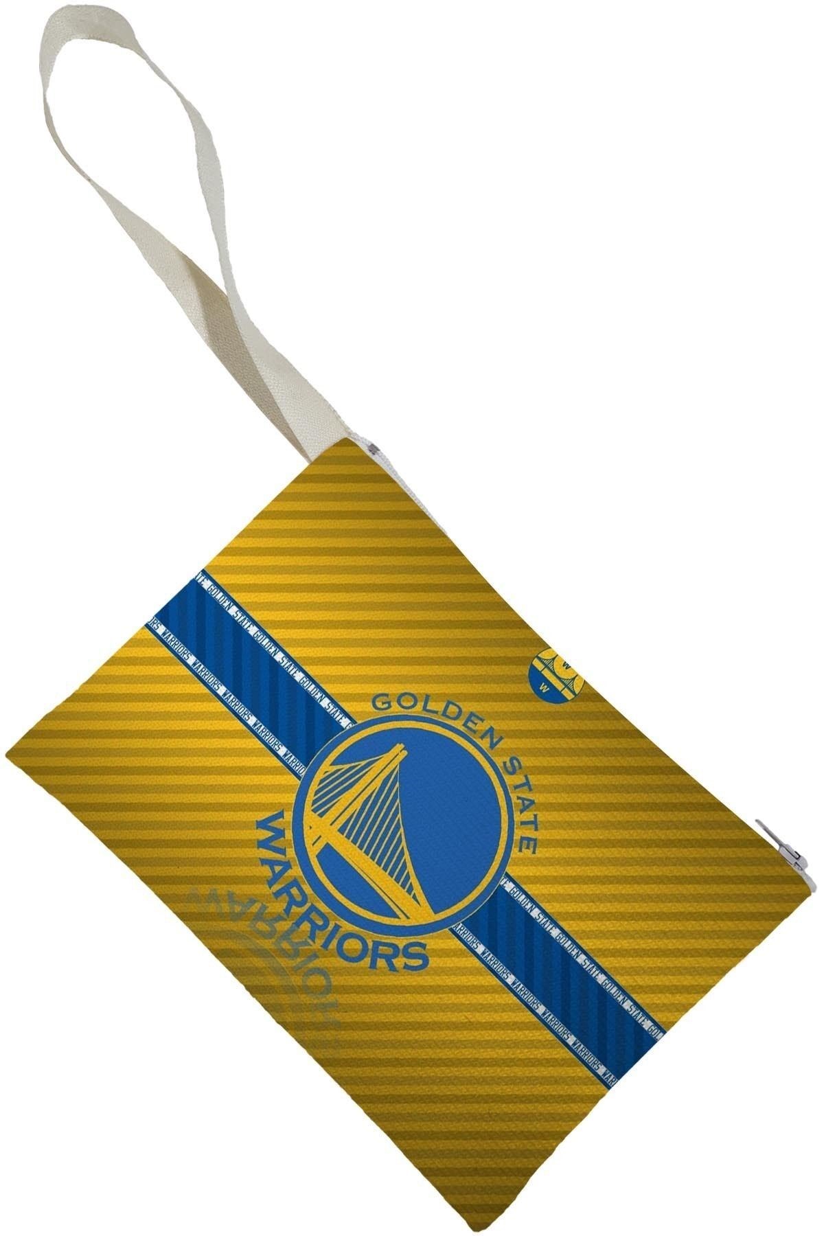 Unisex Golden State Warriors Desenli Portföy Clutch Çanta
