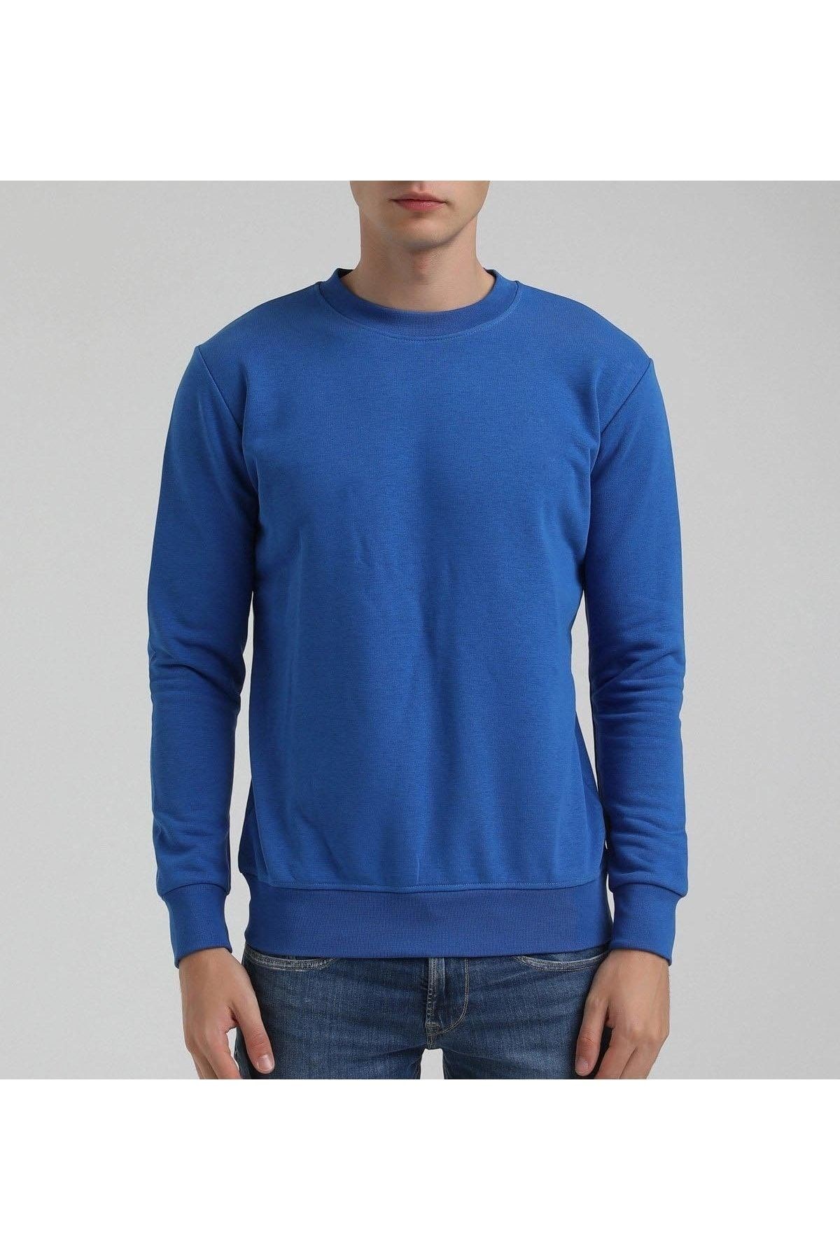 Unisex Saks Mavi Sweatshirt
