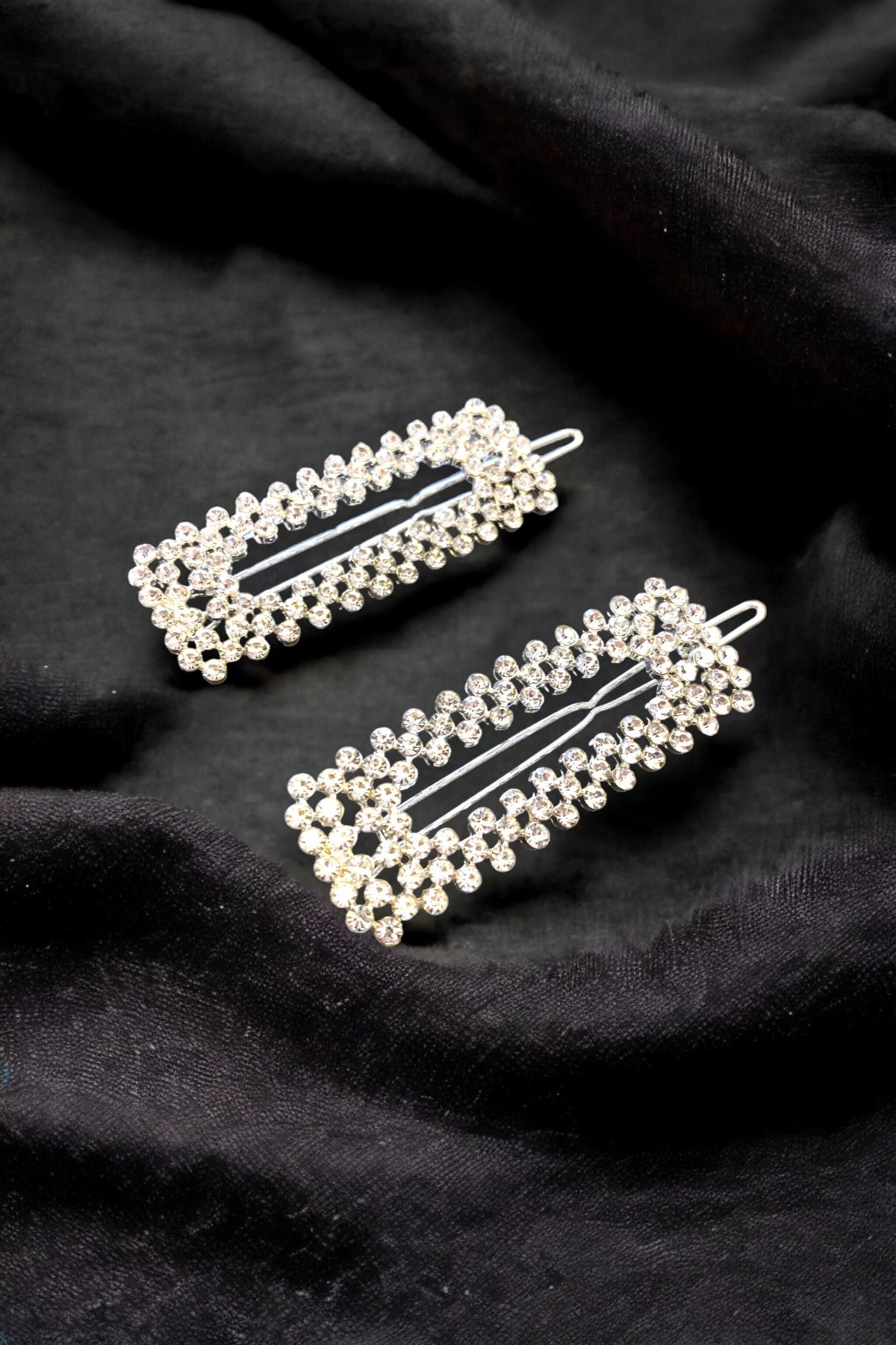 Yeni Trend 2 Adet Zirkon Taşlı Toka