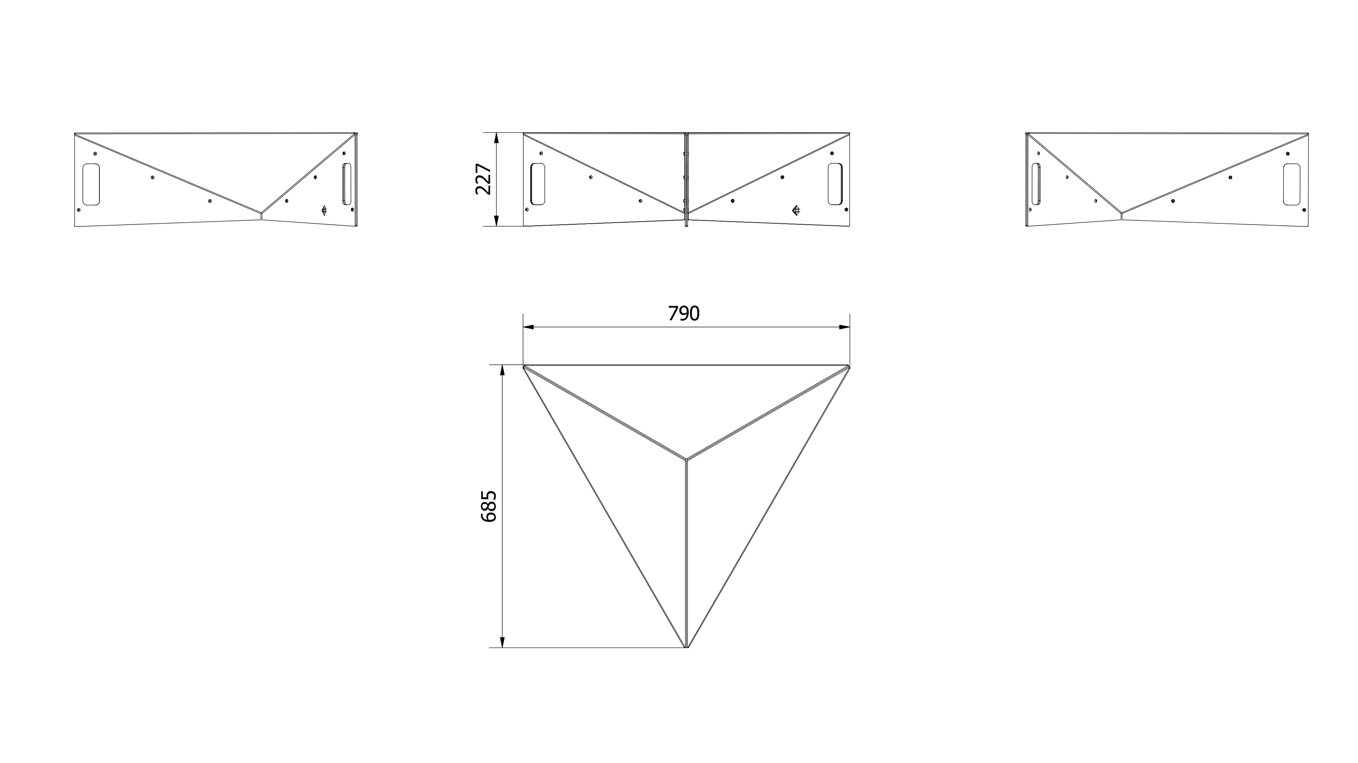Kratki Pyramid Ateş Çukuru - 79 Cm