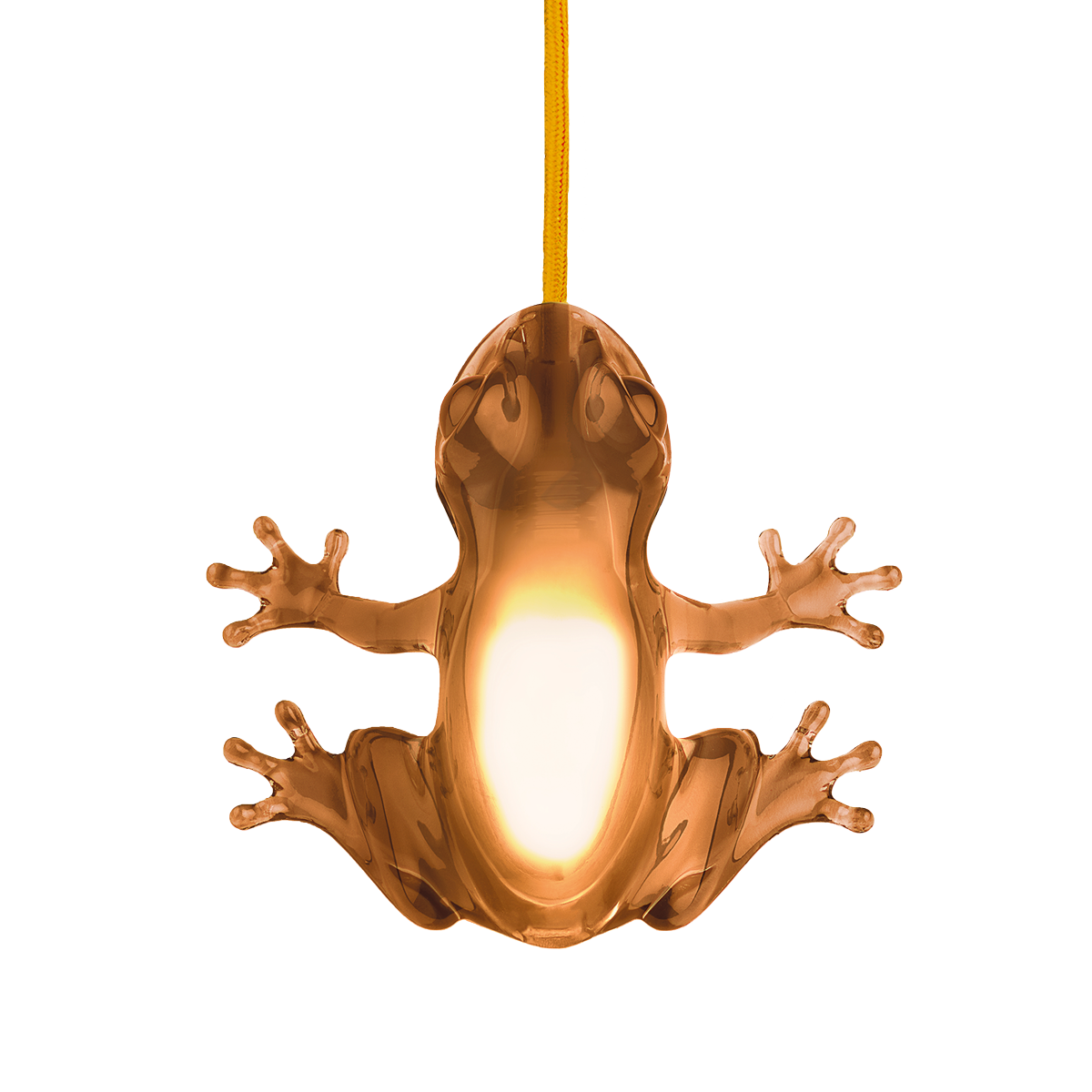 Qeeboo Hungry Frog Lamp Amber