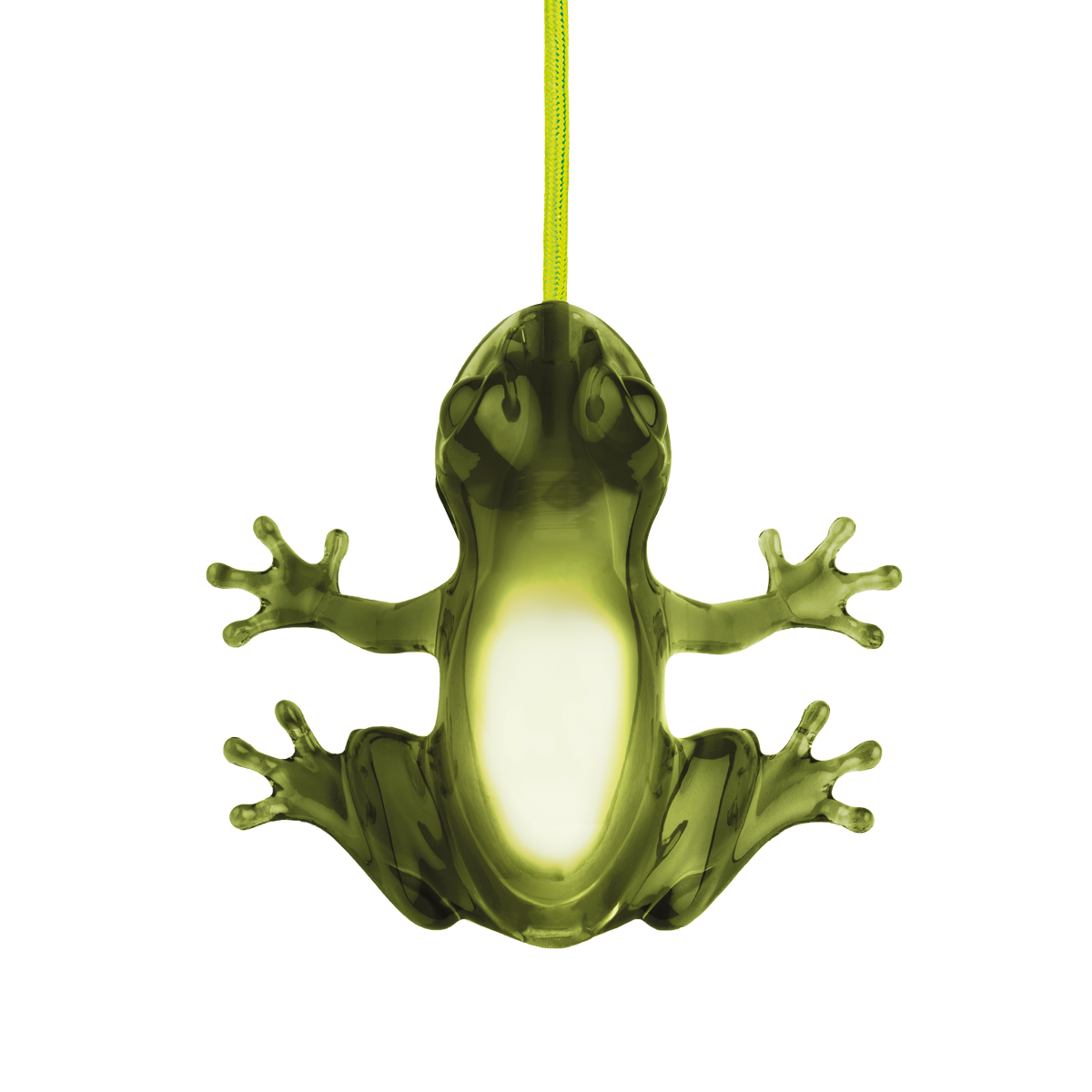Qeeboo Hungry Frog Lamp Emerald