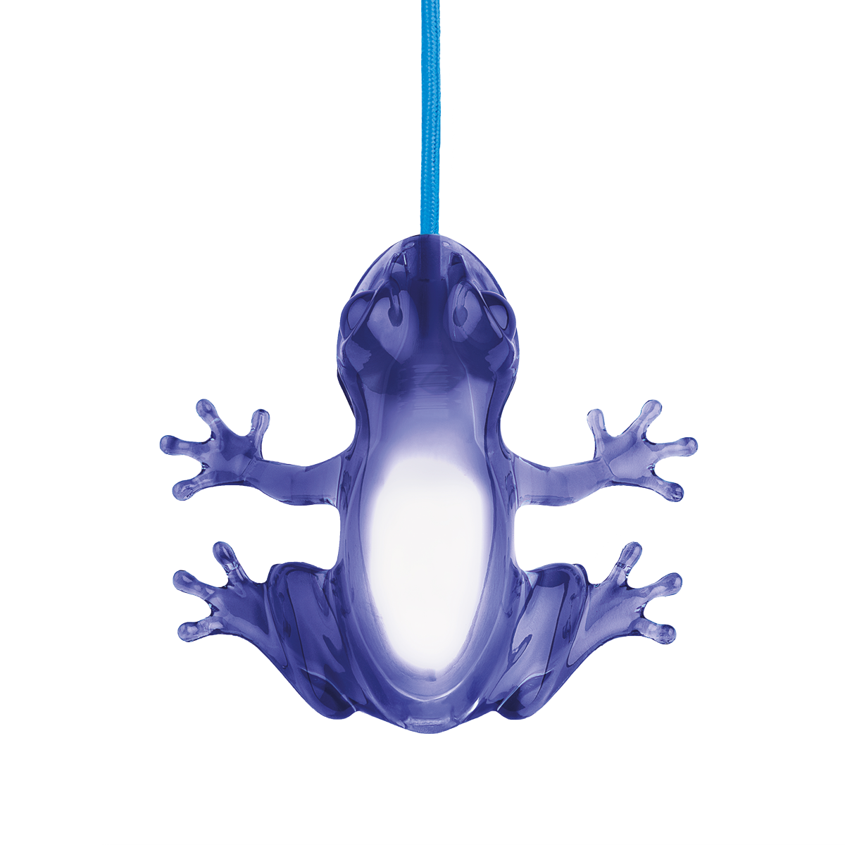 Qeeboo Hungry Frog Lamp Sapphire