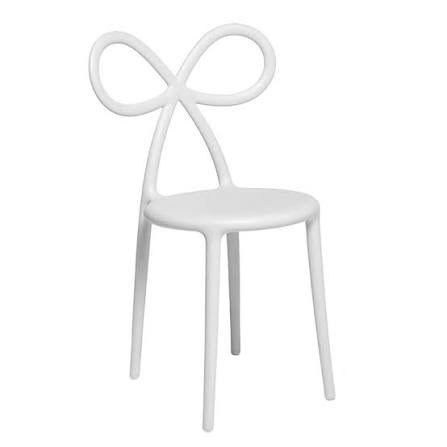 Qeeboo Ribbon Chair White Matte 