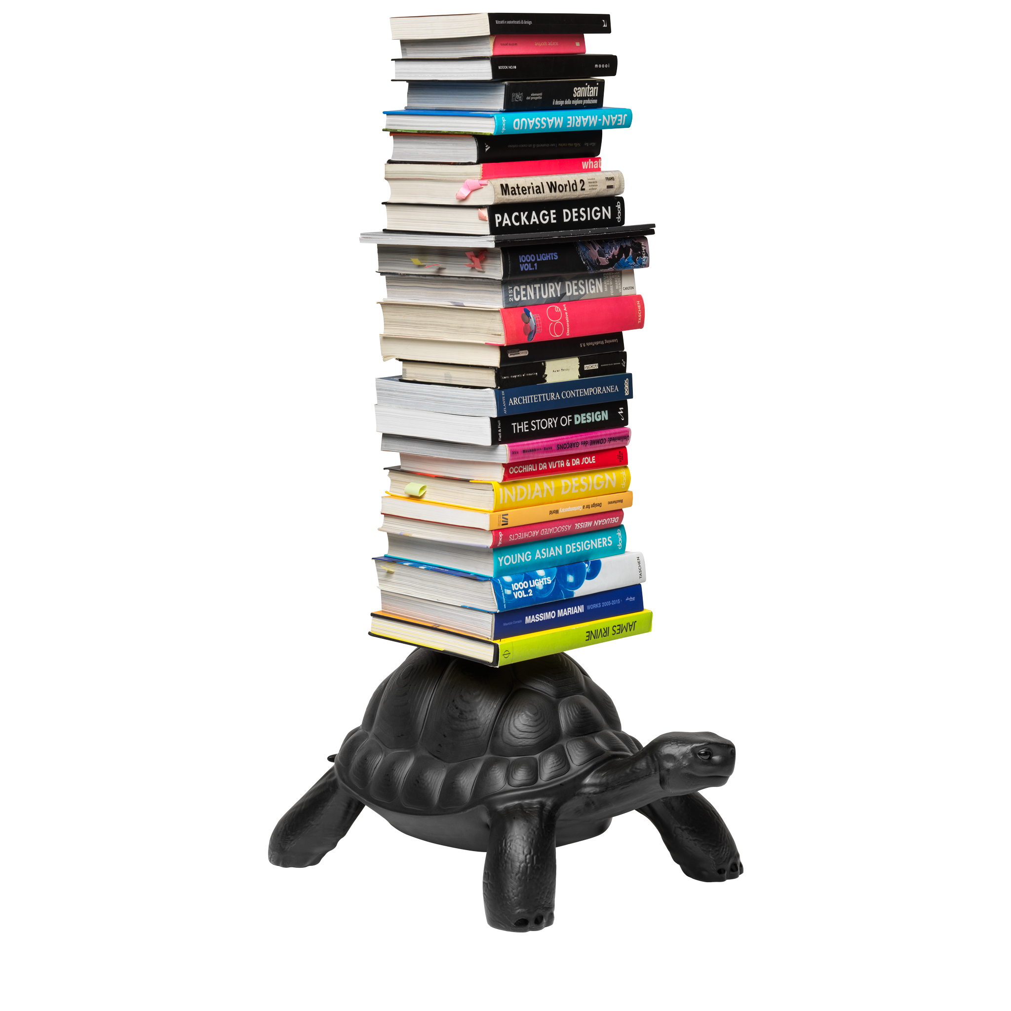 Qeeboo Turtle Carry Bookshelf Black