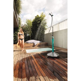 Sunny Style Premium Solar Shower, Bahçe Duş Seti, Mavi