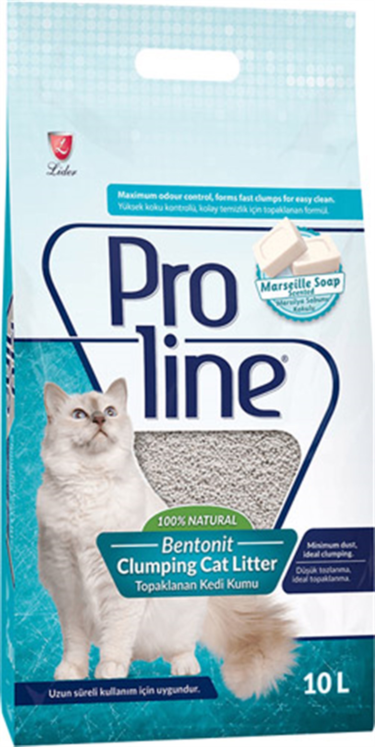  Proline Marsilya Sabunu Kokulu Topaklanan Kedi Kumu 10 lt