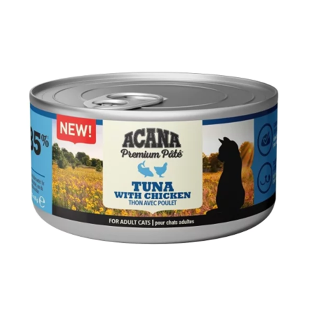 Acana Premium Ton Balıklı ve Tavuklu Ezme Kedi Konservesi 85 Gr